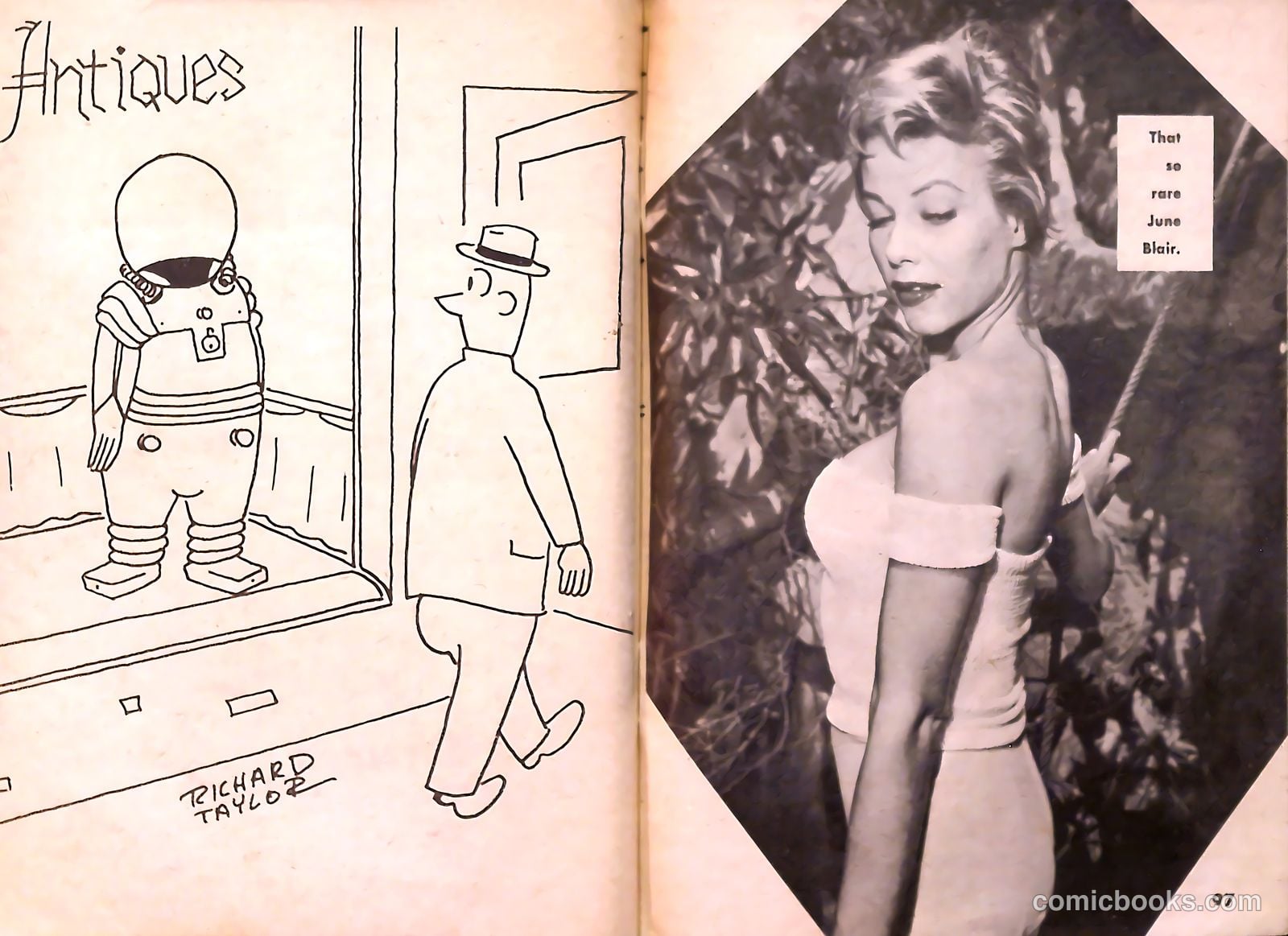 TV Girls and Gags #6 (1955) — page 49 of 51