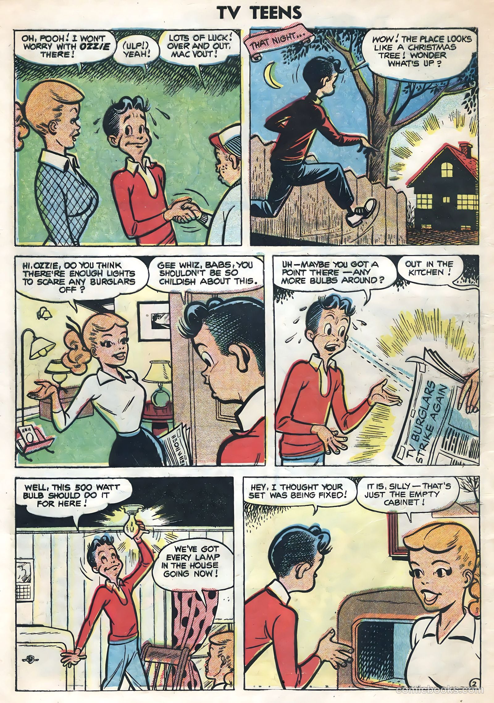 TV Teens #3 (1954) — page 4 of 36