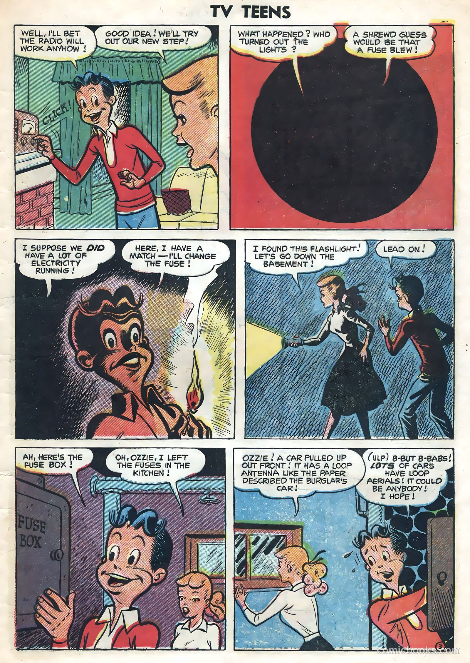 TV Teens #3 (1954) — page 5 of 36