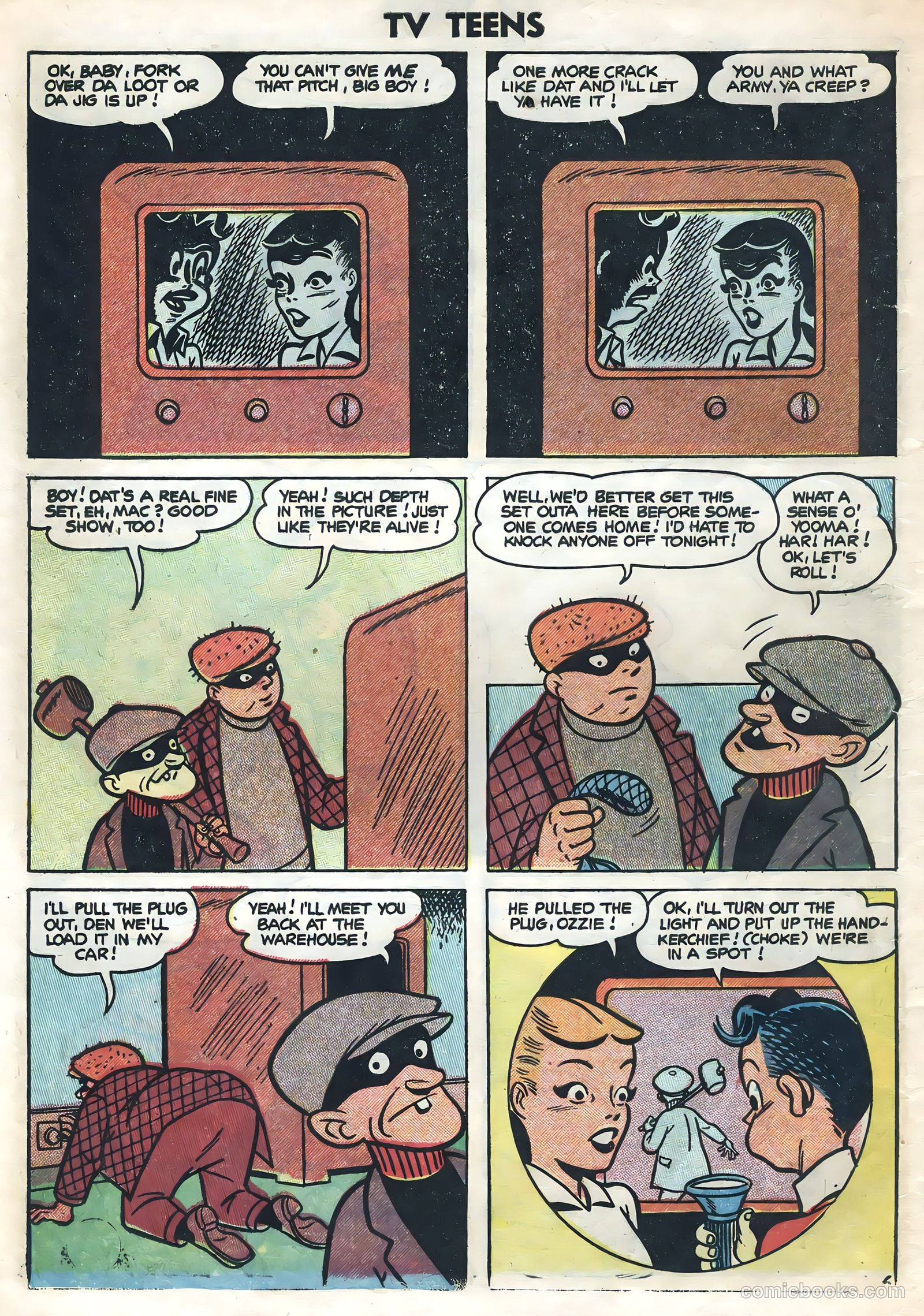 TV Teens #3 (1954) — page 8 of 36