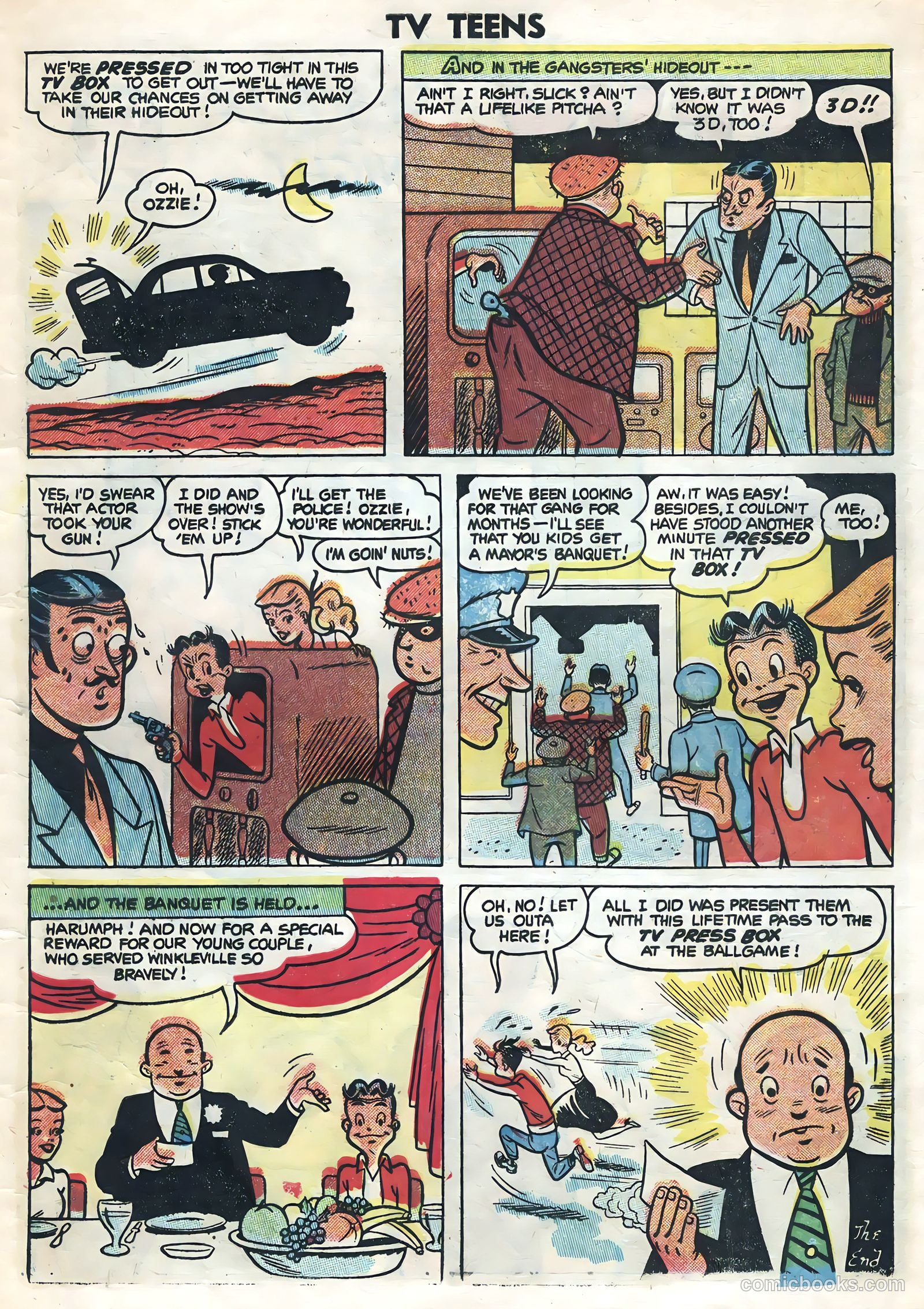 TV Teens #3 (1954) — page 9 of 36