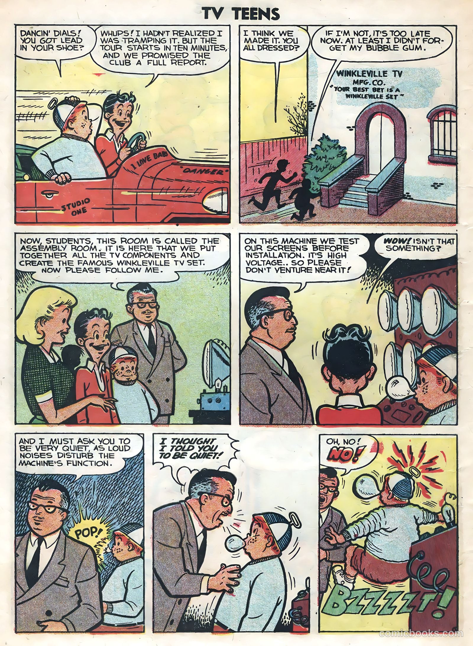 TV Teens #3 (1954) — page 12 of 36