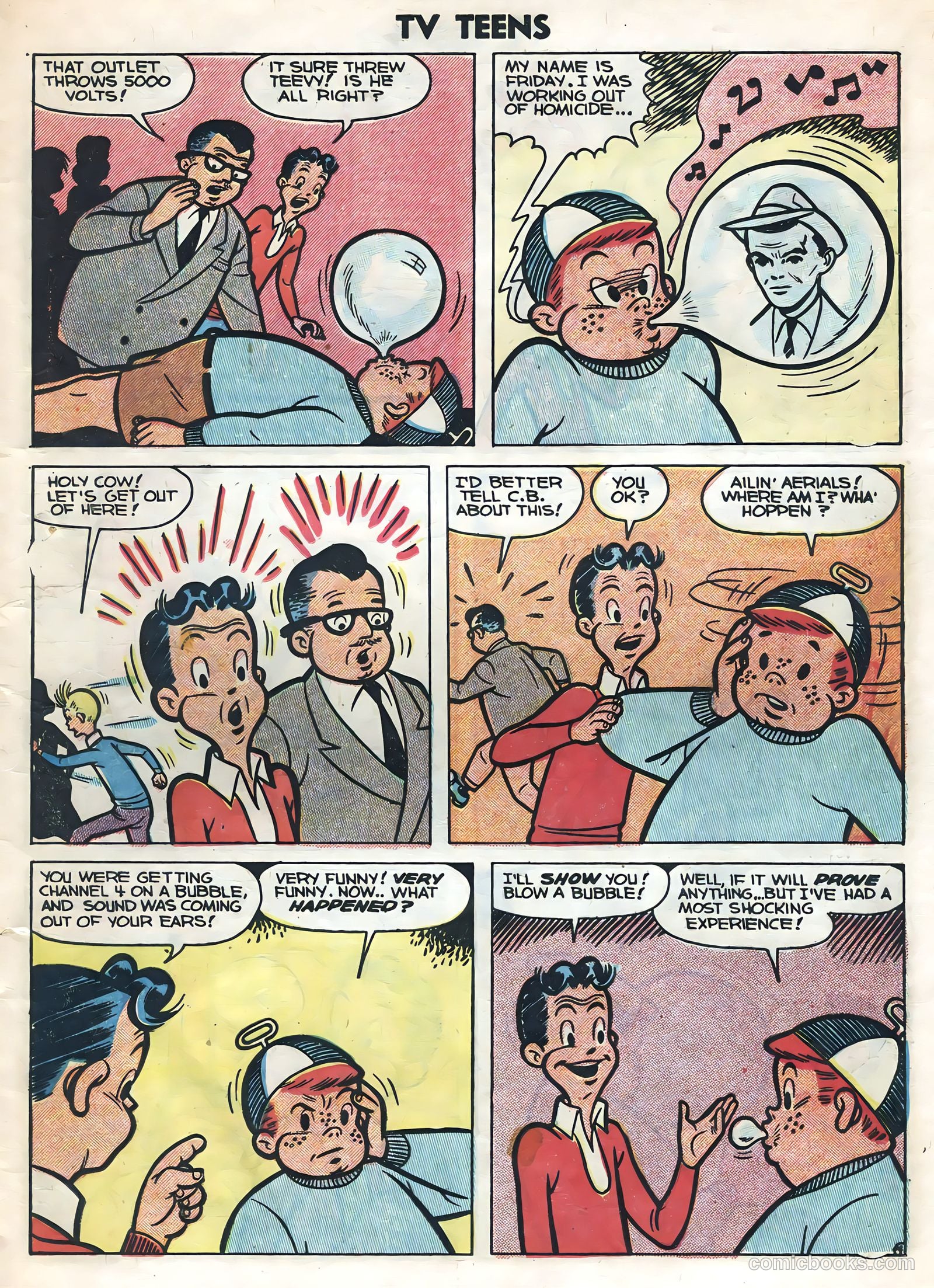 TV Teens #3 (1954) — page 13 of 36