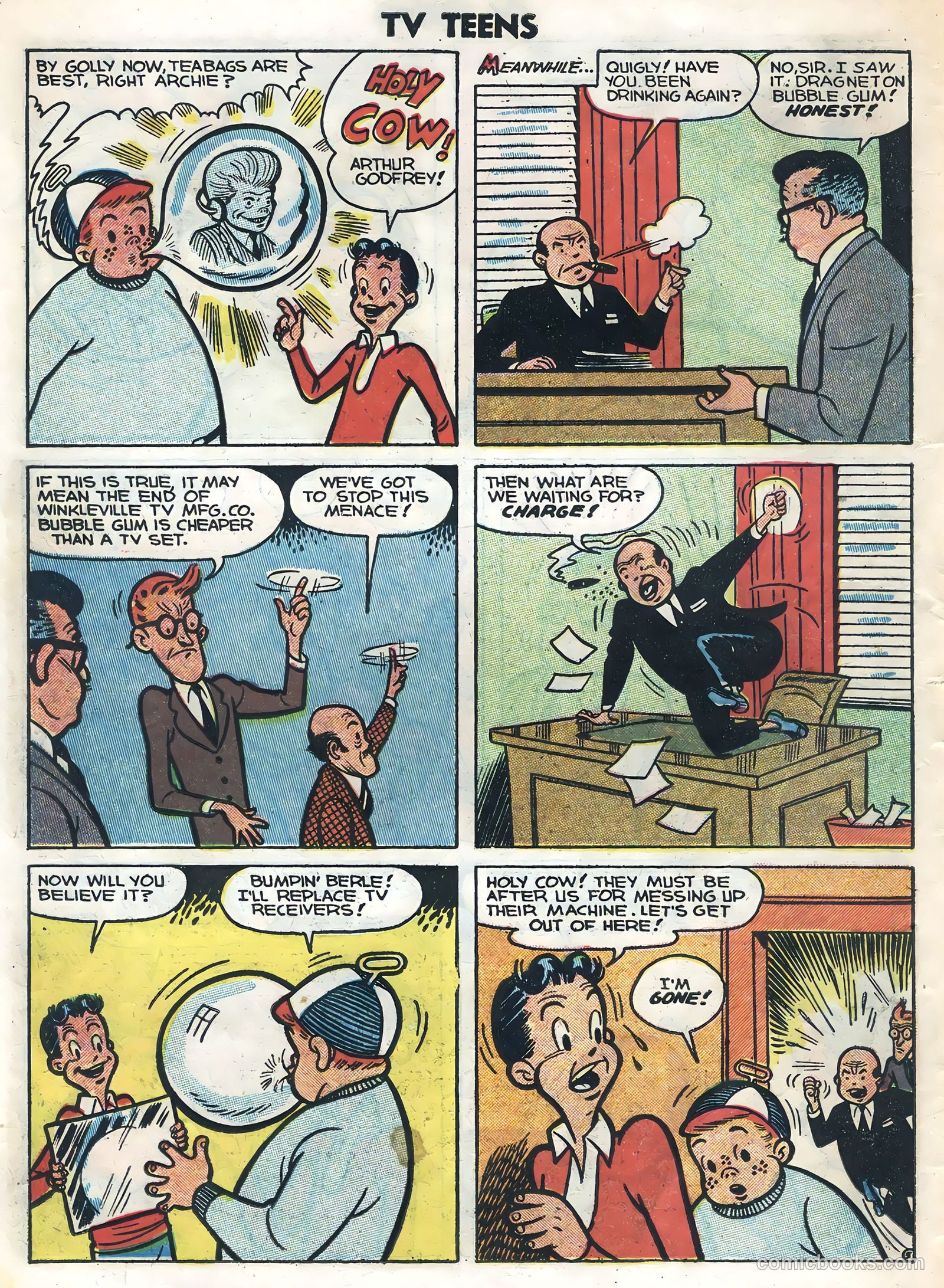 TV Teens #3 (1954) — page 14 of 36