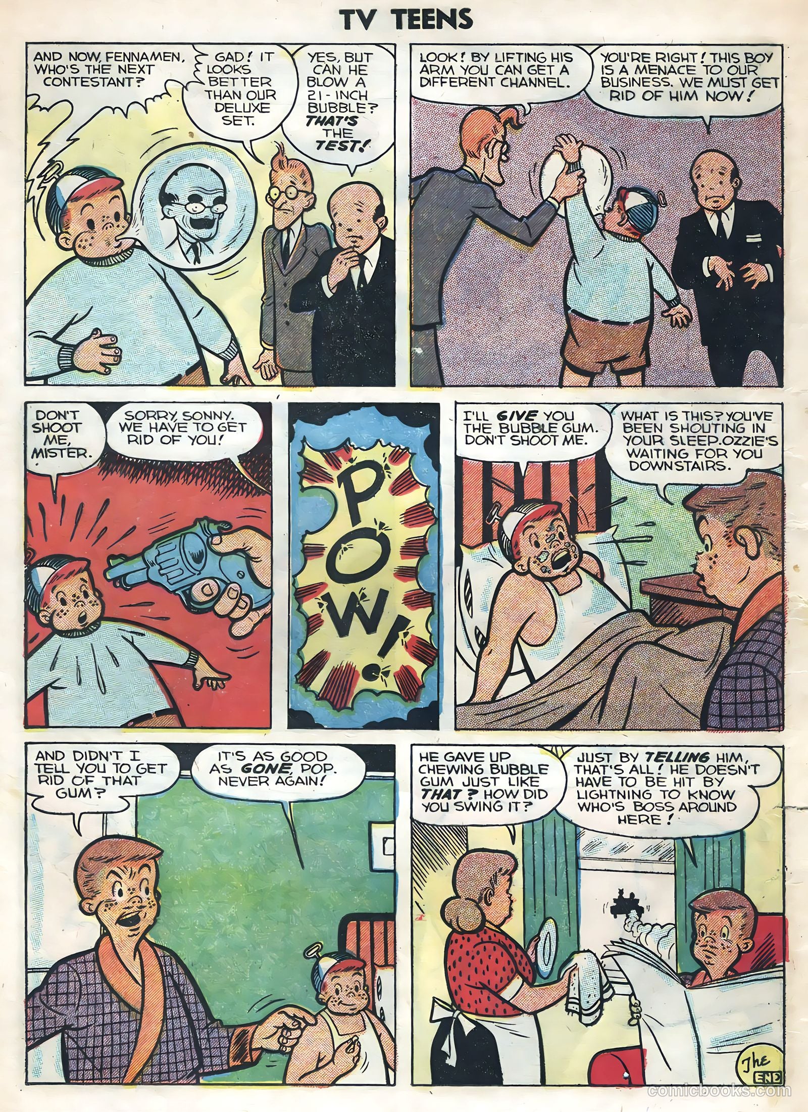 TV Teens #3 (1954) — page 16 of 36
