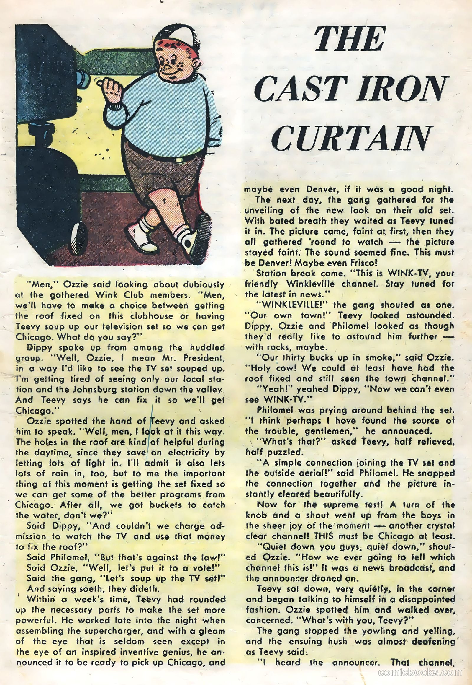TV Teens #3 (1954) — page 17 of 36