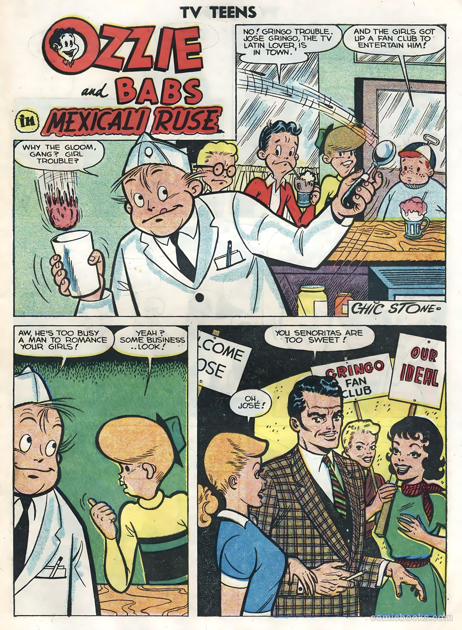 TV Teens #3 (1954) — page 19 of 36
