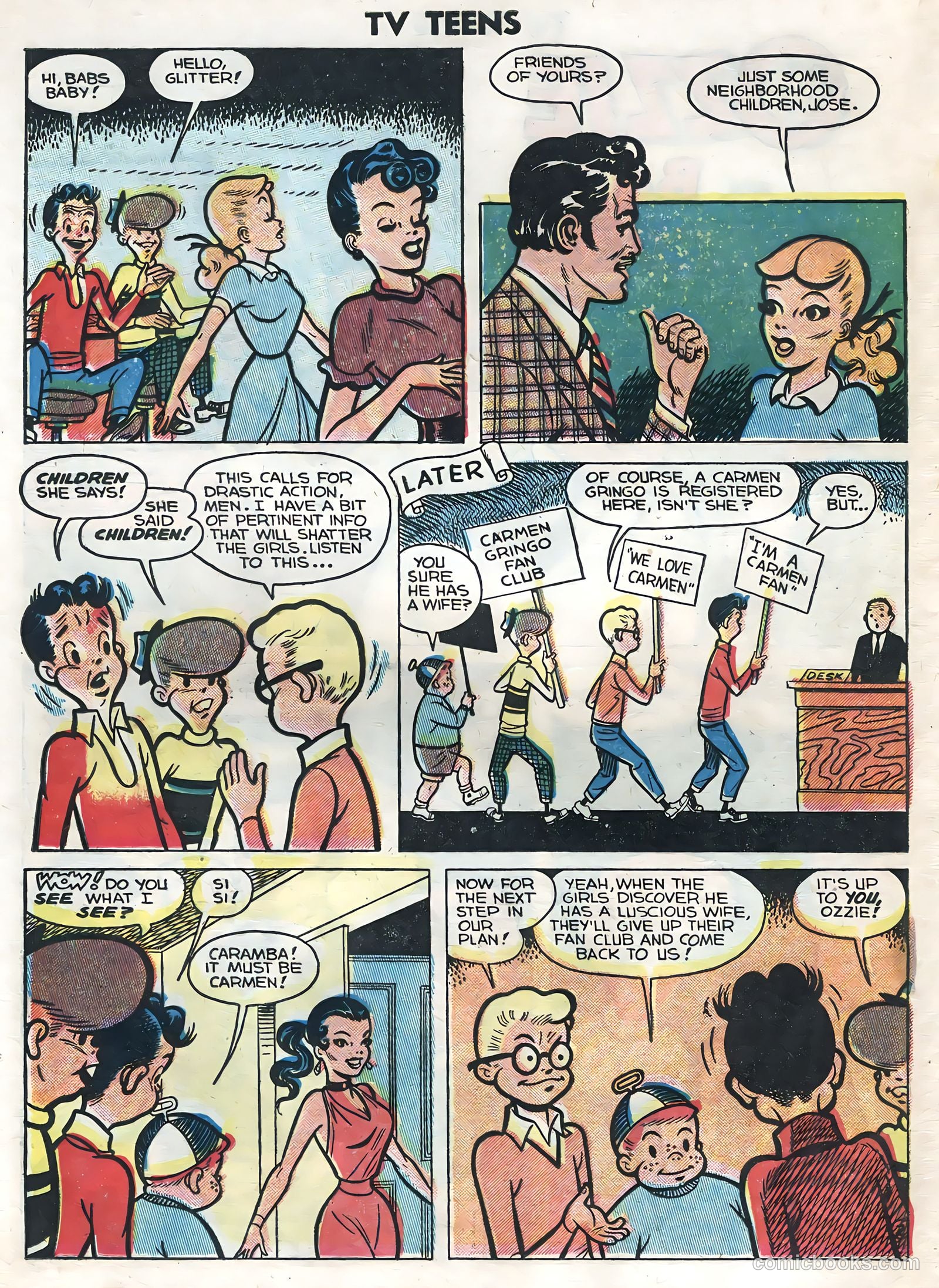 TV Teens #3 (1954) — page 20 of 36
