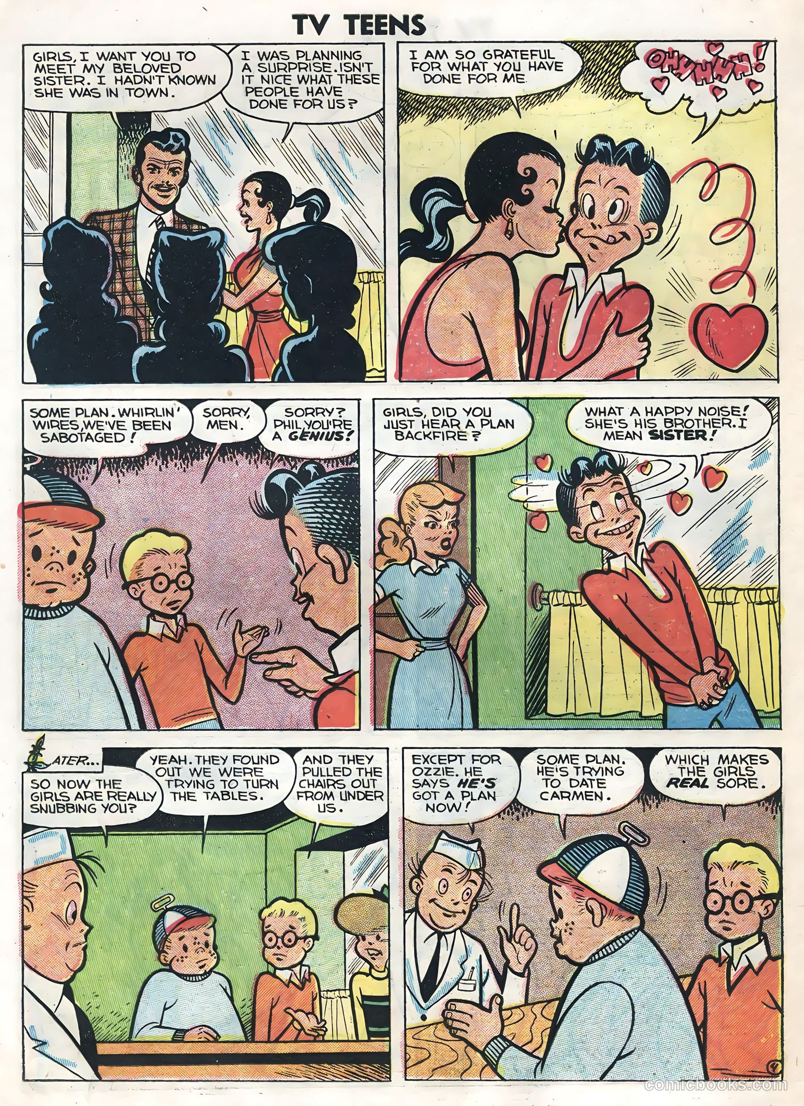 TV Teens #3 (1954) — page 22 of 36