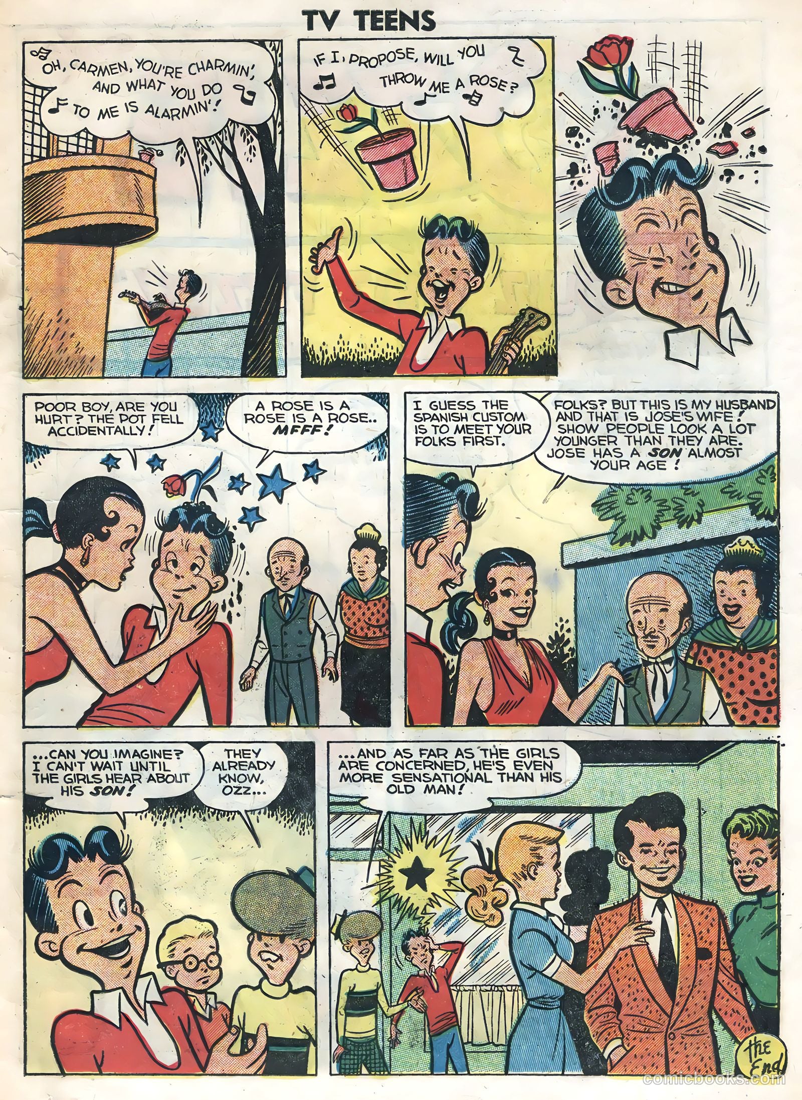 TV Teens #3 (1954) — page 23 of 36