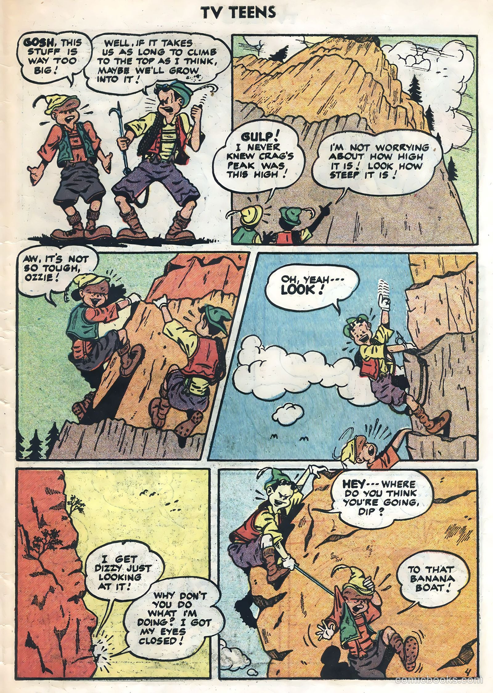 TV Teens #3 (1954) — page 27 of 36