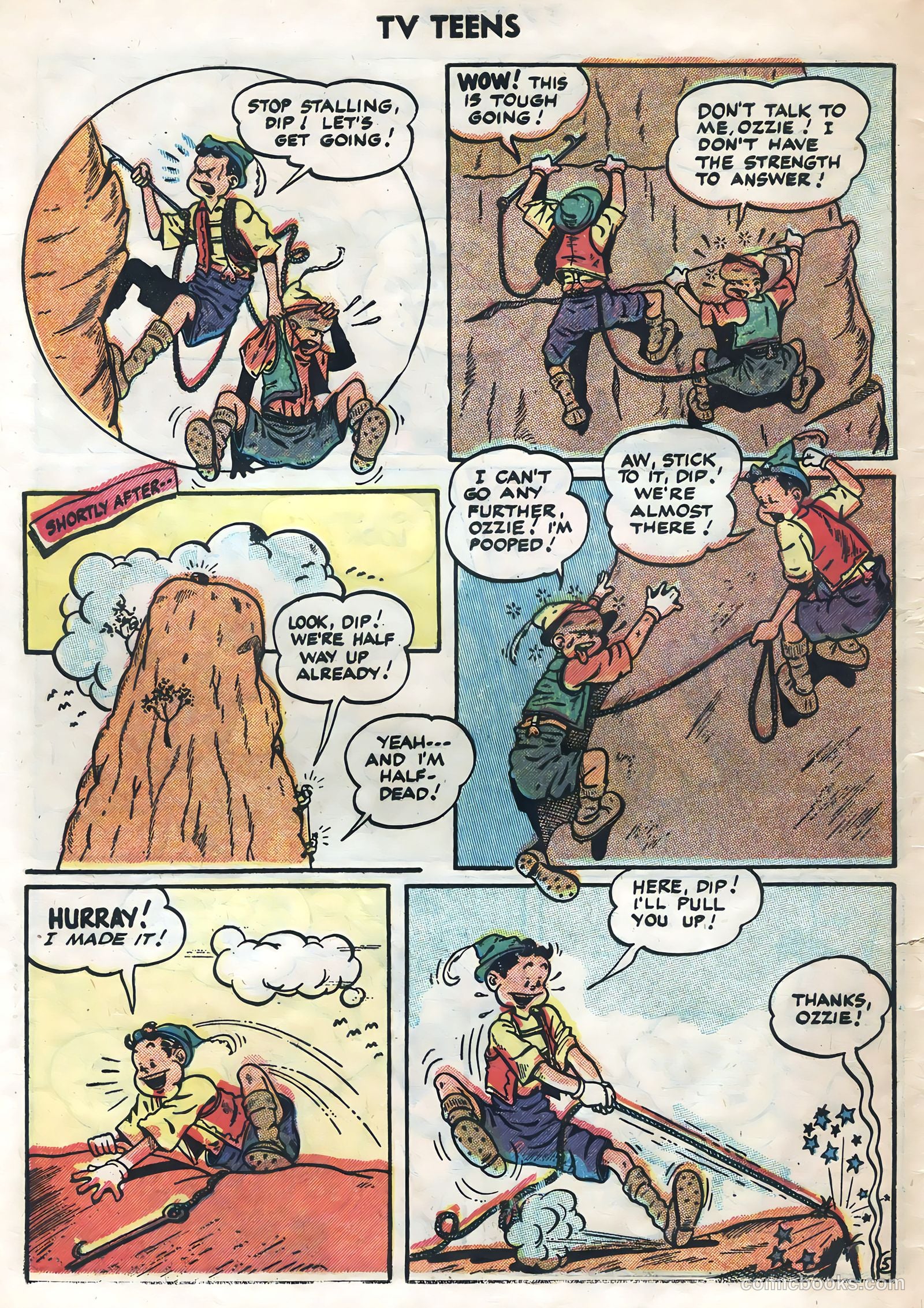 TV Teens #3 (1954) — page 28 of 36