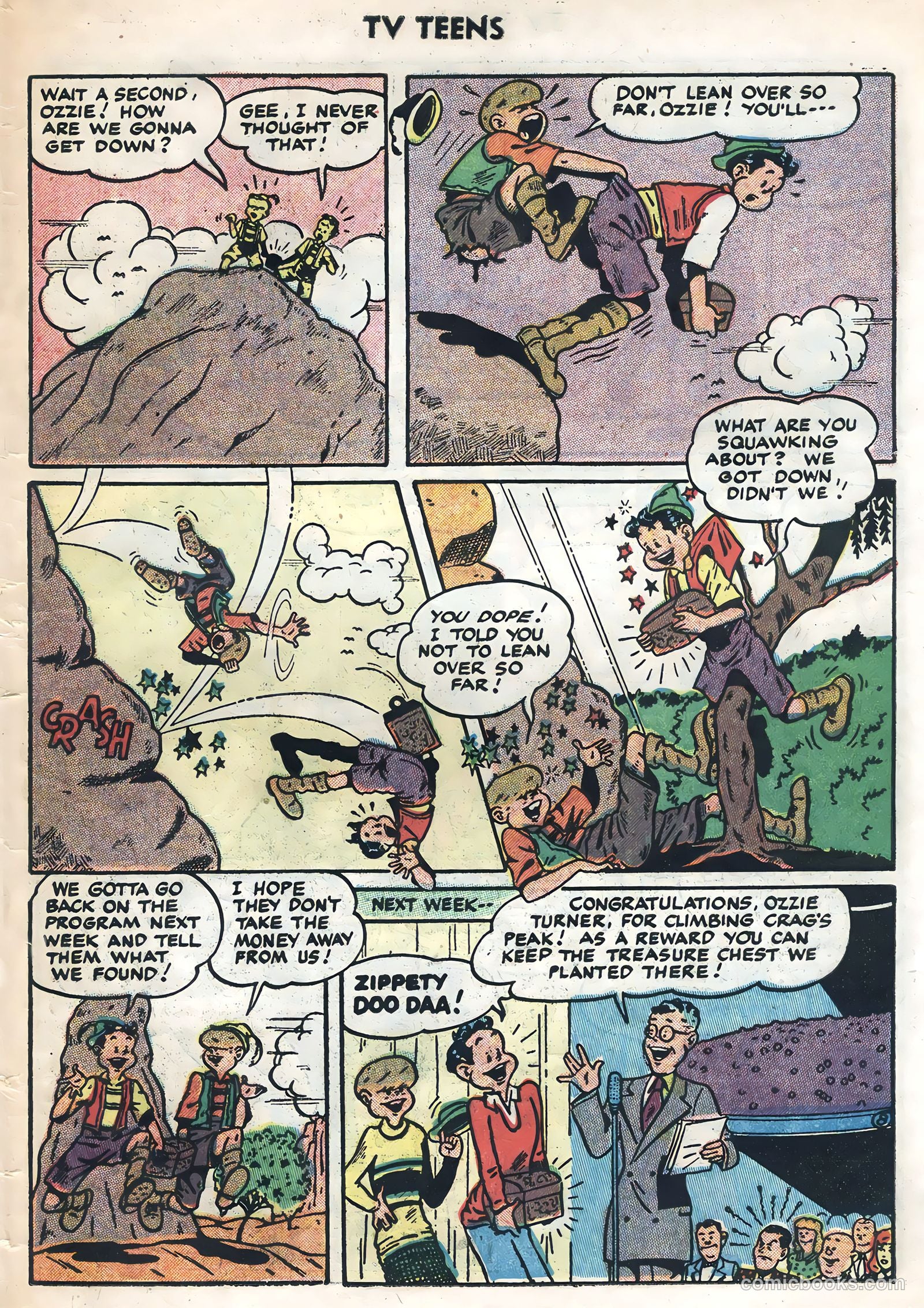 TV Teens #3 (1954) — page 31 of 36