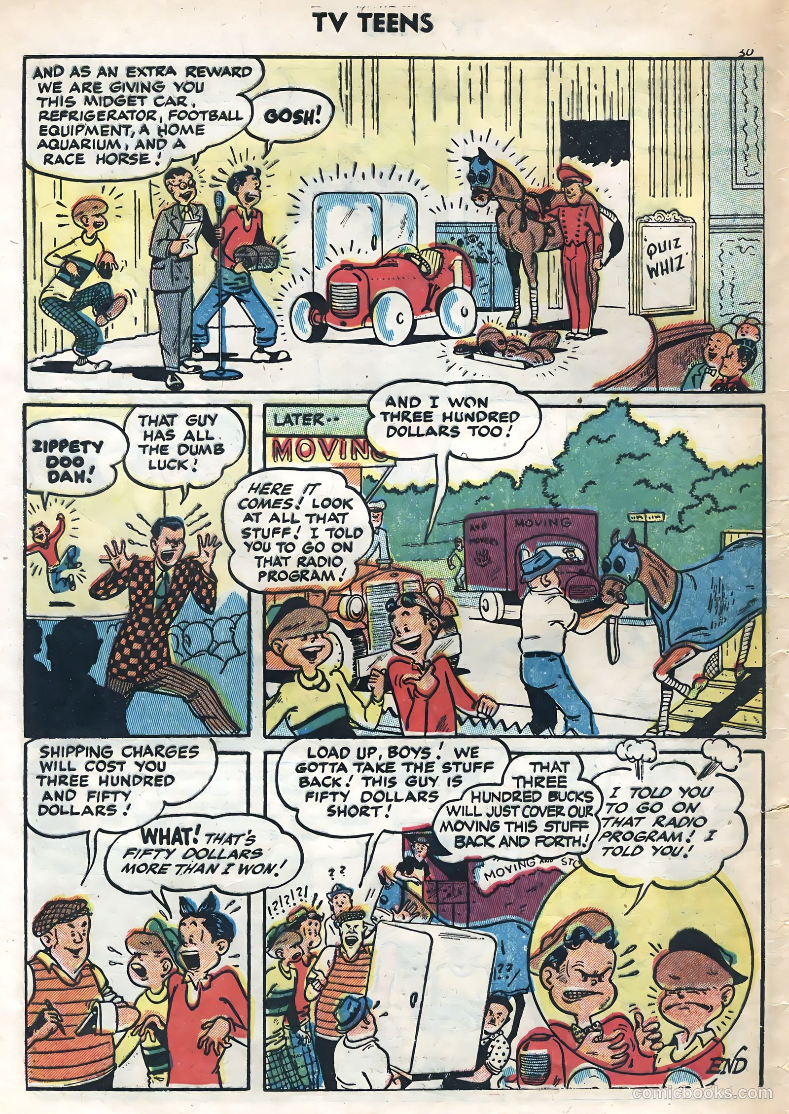 TV Teens #3 (1954) — page 32 of 36