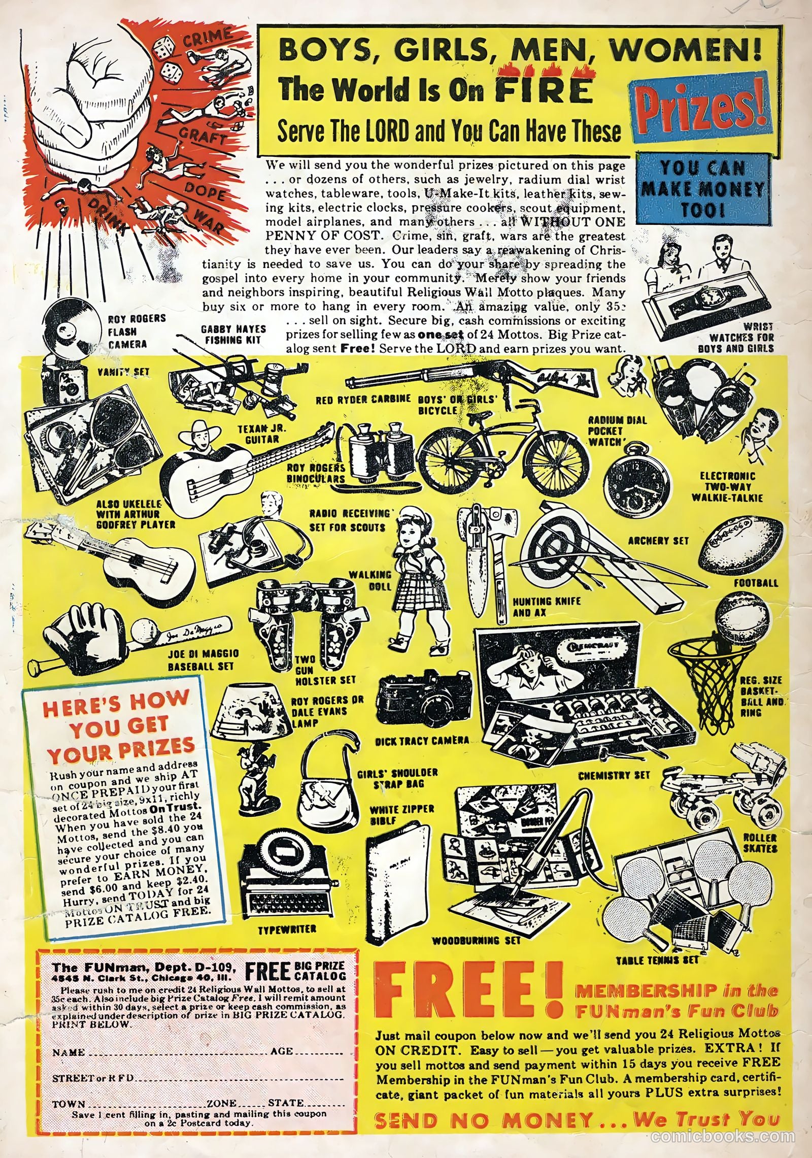 TV Teens #3 (1954) — page 36 of 36