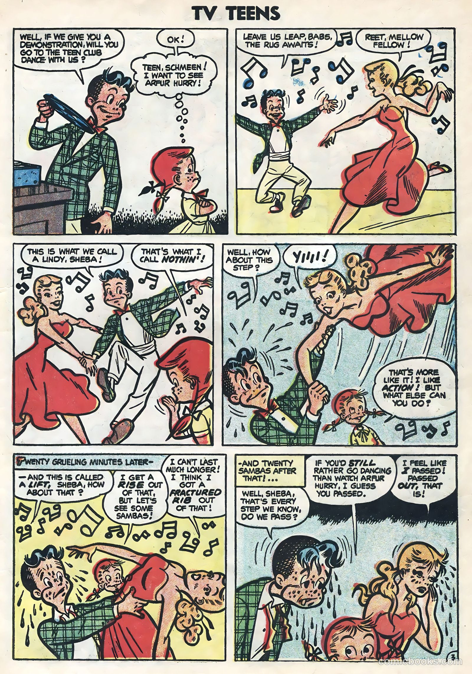 TV Teens #4 (1954) — page 5 of 36