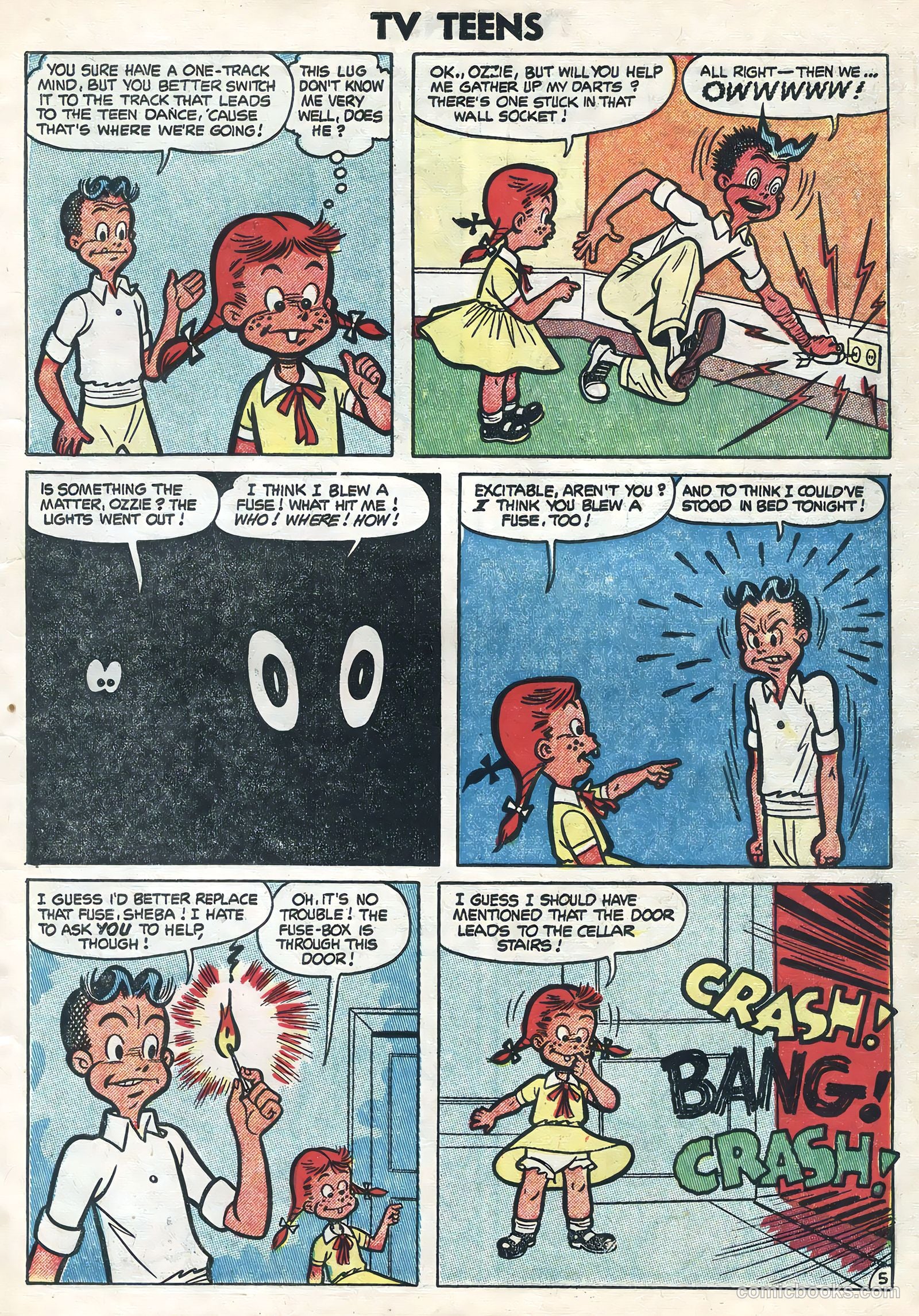 TV Teens #4 (1954) — page 7 of 36