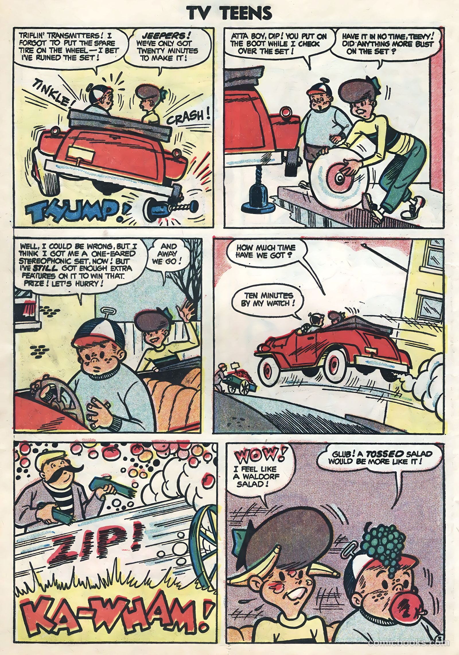 TV Teens #4 (1954) — page 12 of 36