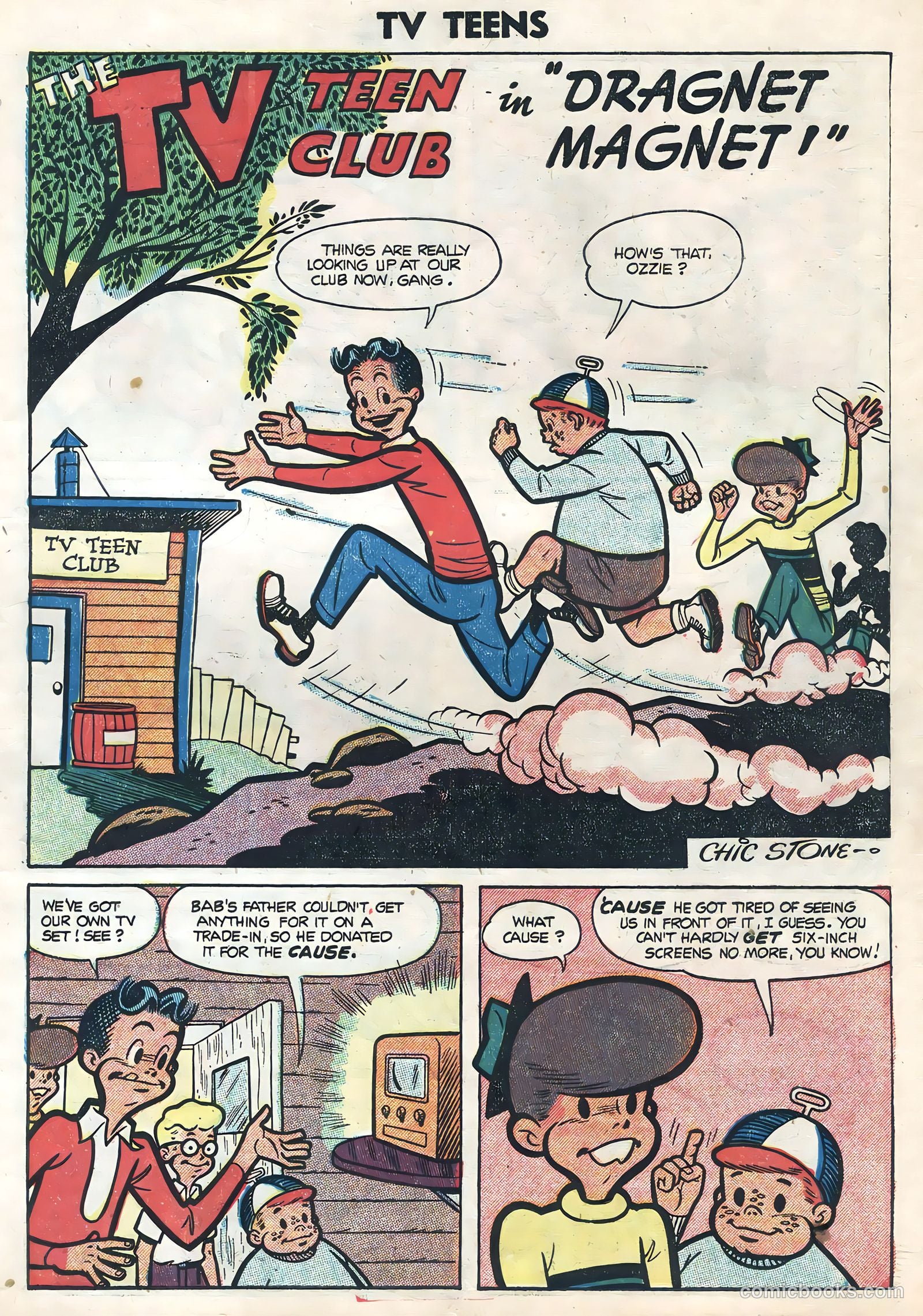 TV Teens #4 (1954) — page 15 of 36
