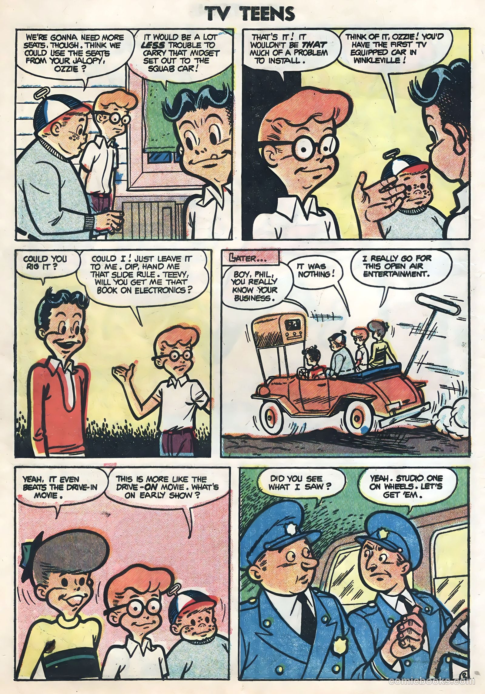 TV Teens #4 (1954) — page 16 of 36