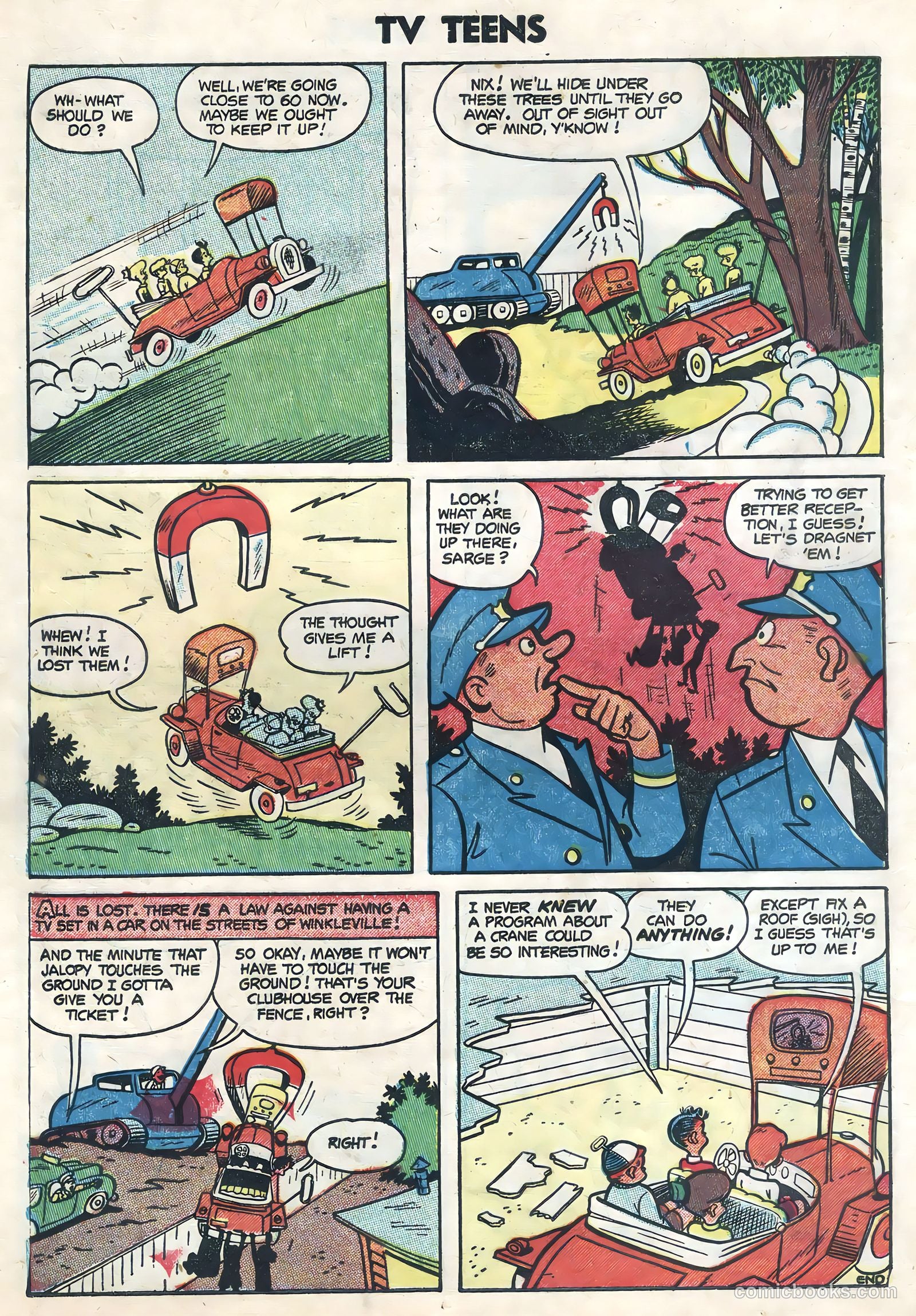 TV Teens #4 (1954) — page 18 of 36