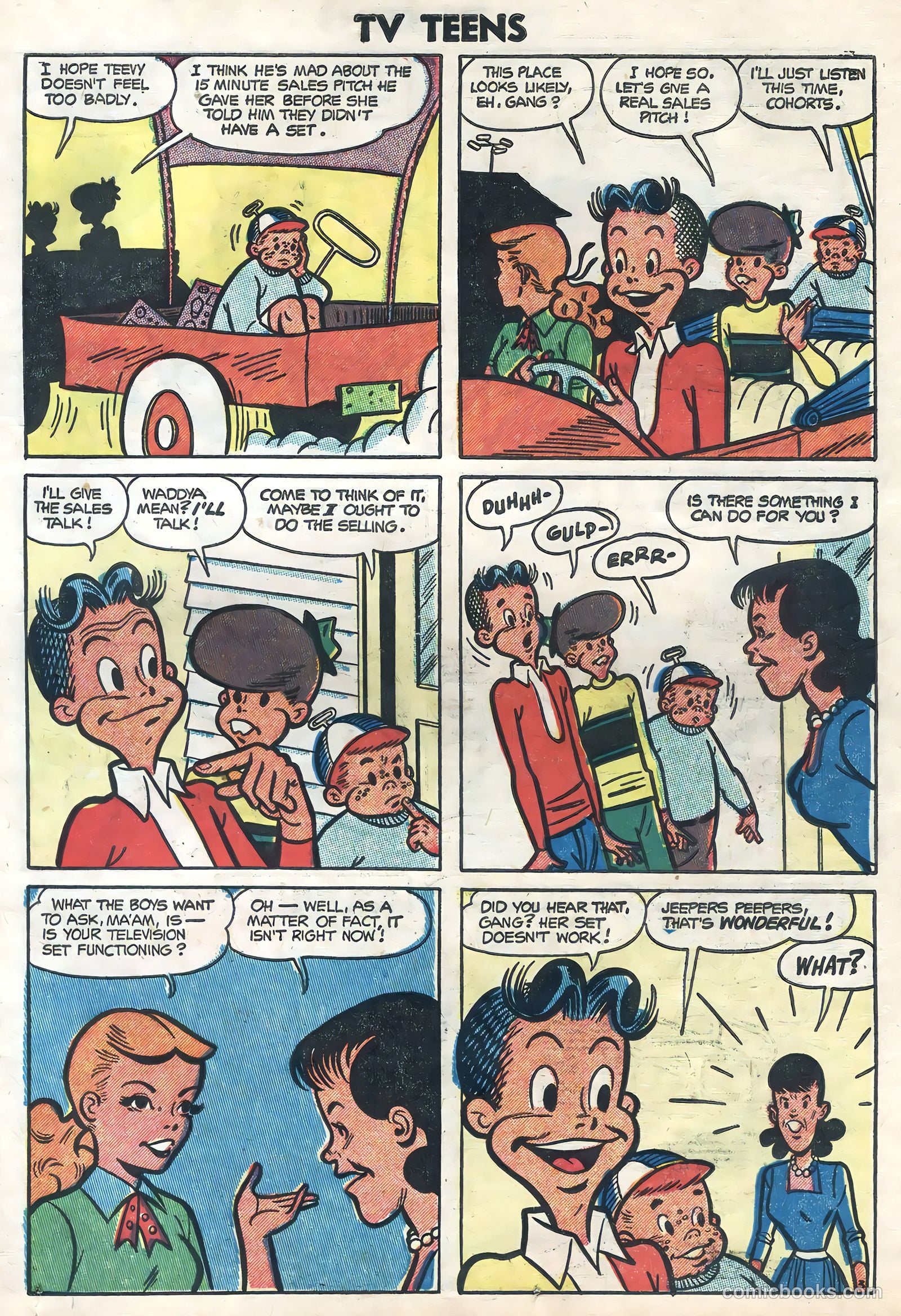 TV Teens #4 (1954) — page 23 of 36