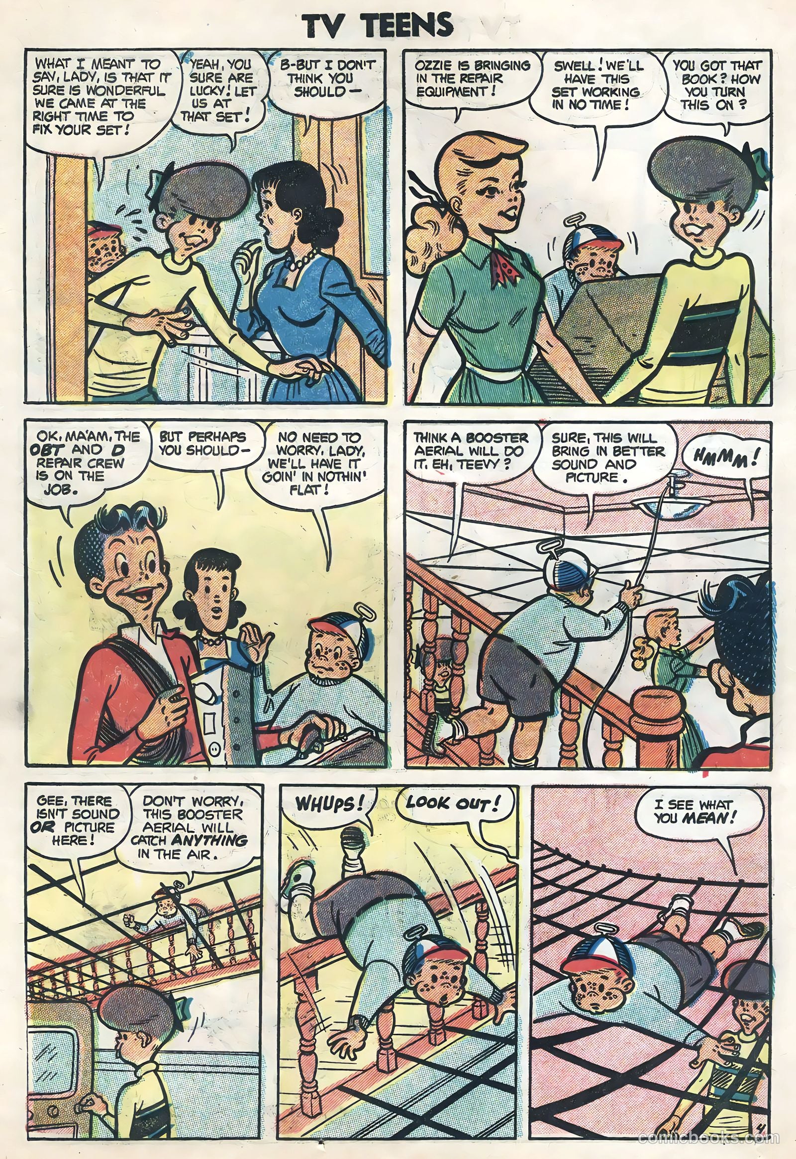 TV Teens #4 (1954) — page 24 of 36