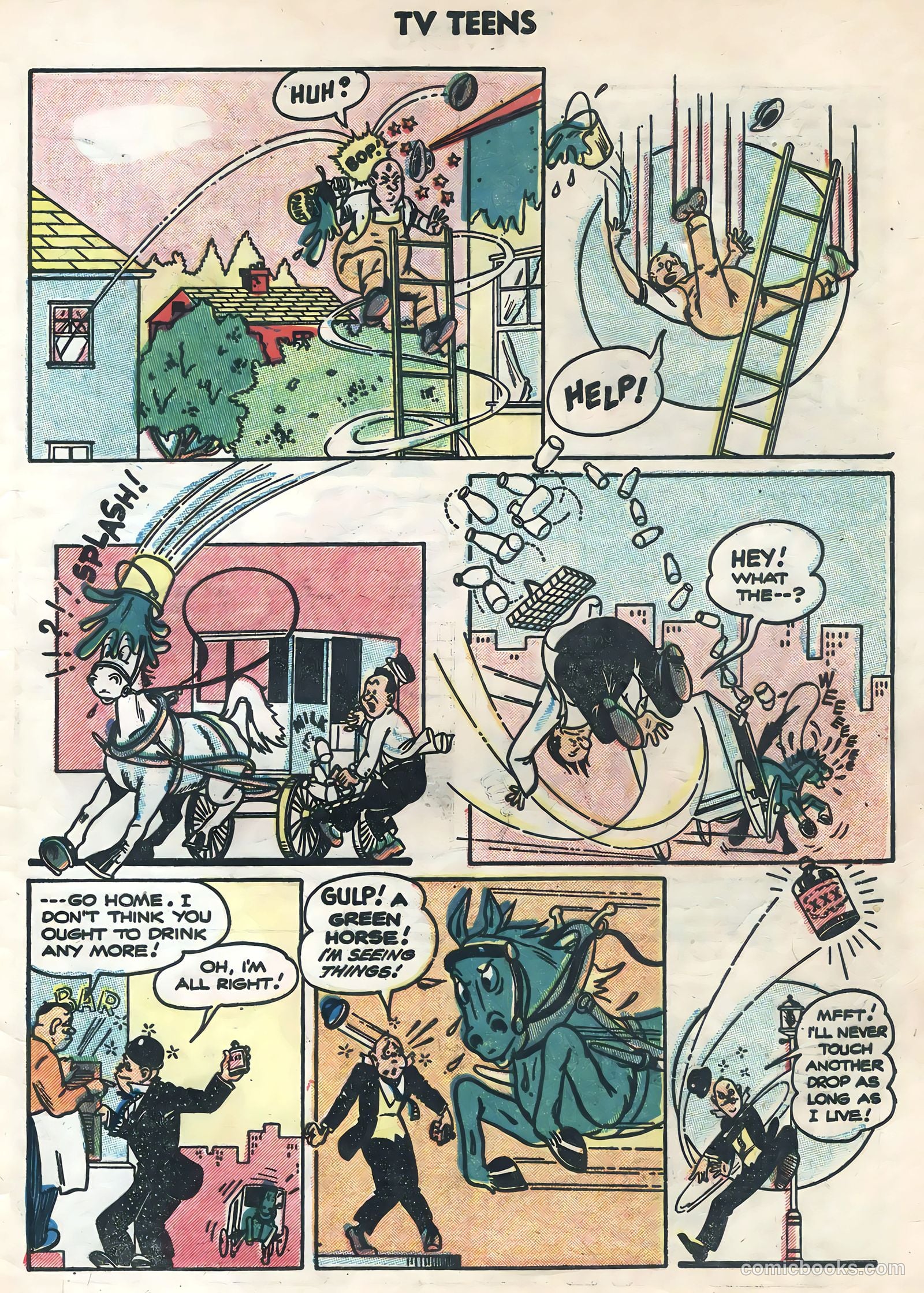TV Teens #4 (1954) — page 29 of 36