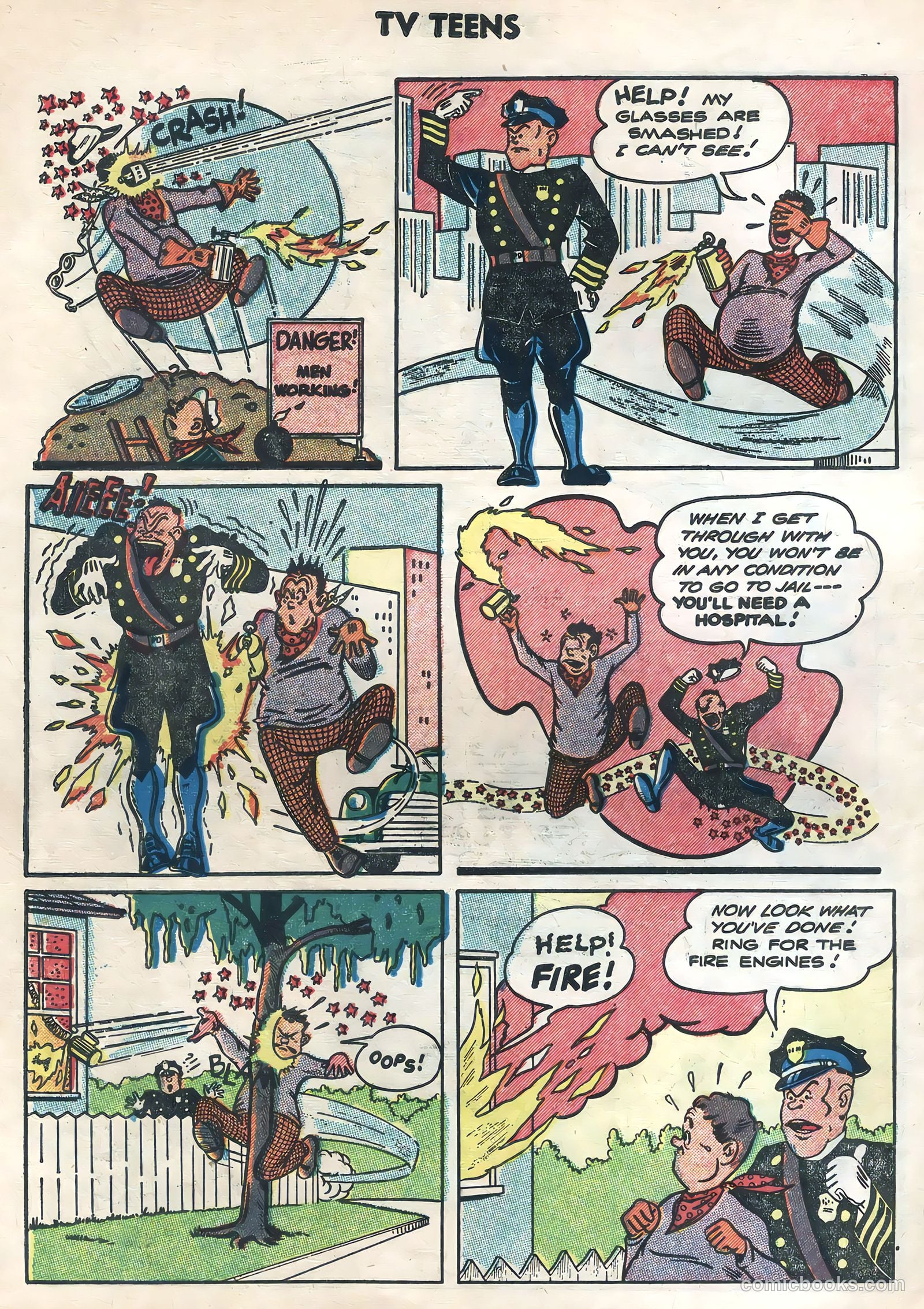 TV Teens #4 (1954) — page 30 of 36