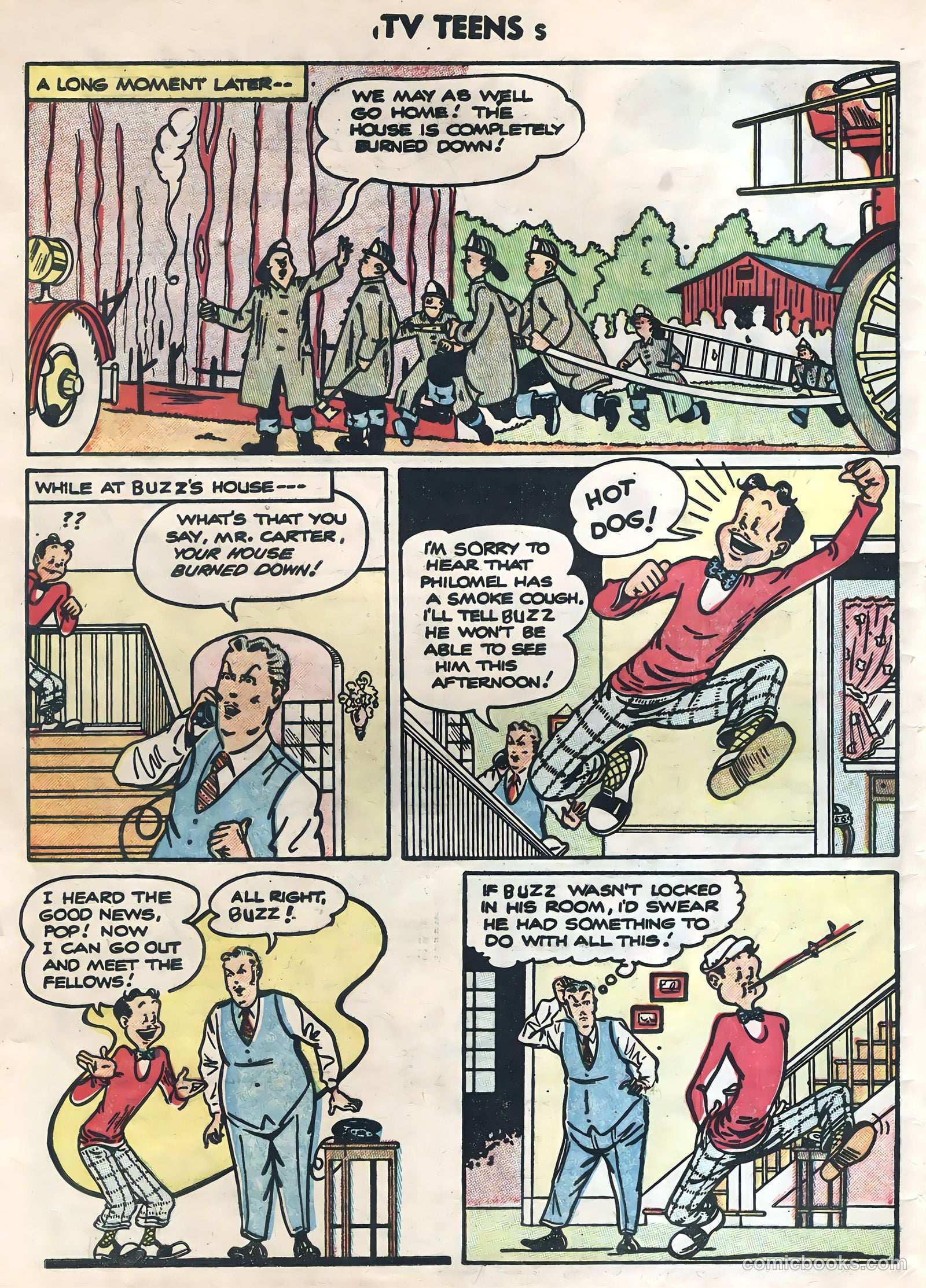 TV Teens #4 (1954) — page 32 of 36