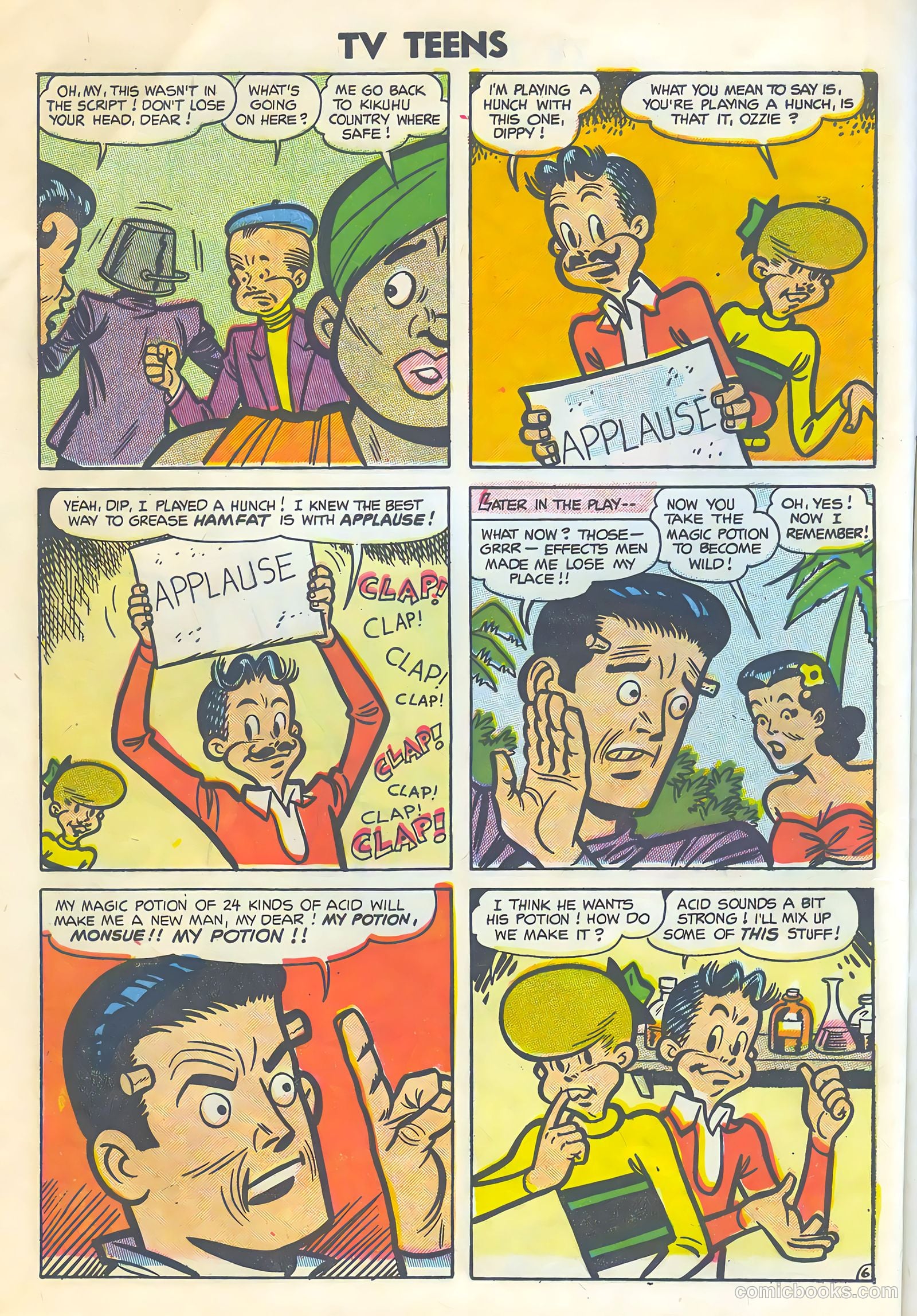 TV Teens #5 (1954) — page 8 of 36