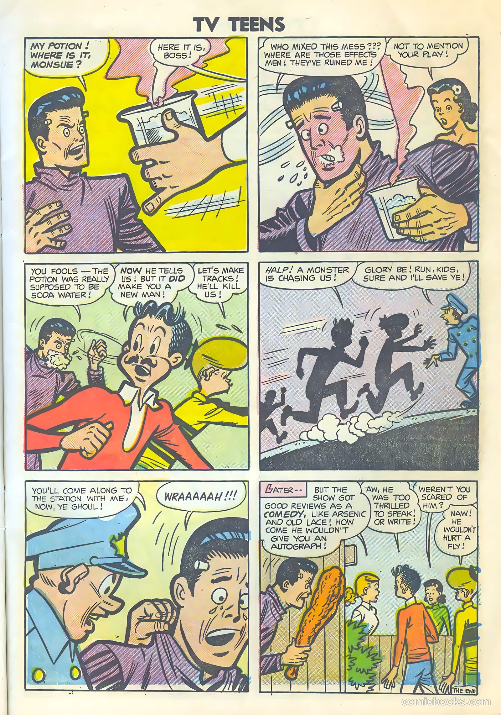 TV Teens #5 (1954) — page 9 of 36