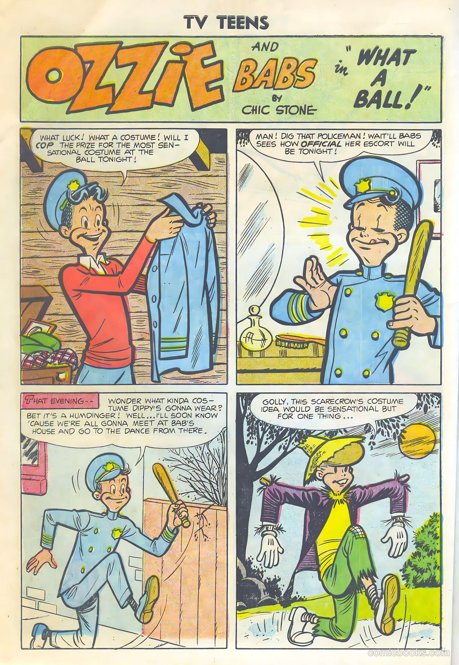 TV Teens #5 (1954) — page 10 of 36
