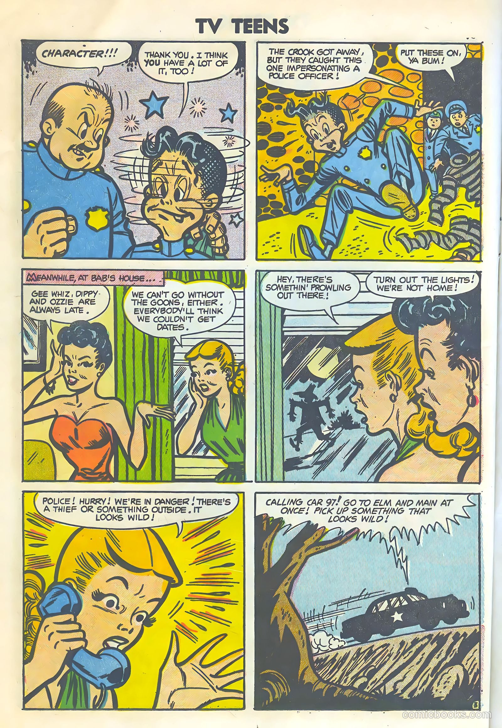 TV Teens #5 (1954) — page 12 of 36