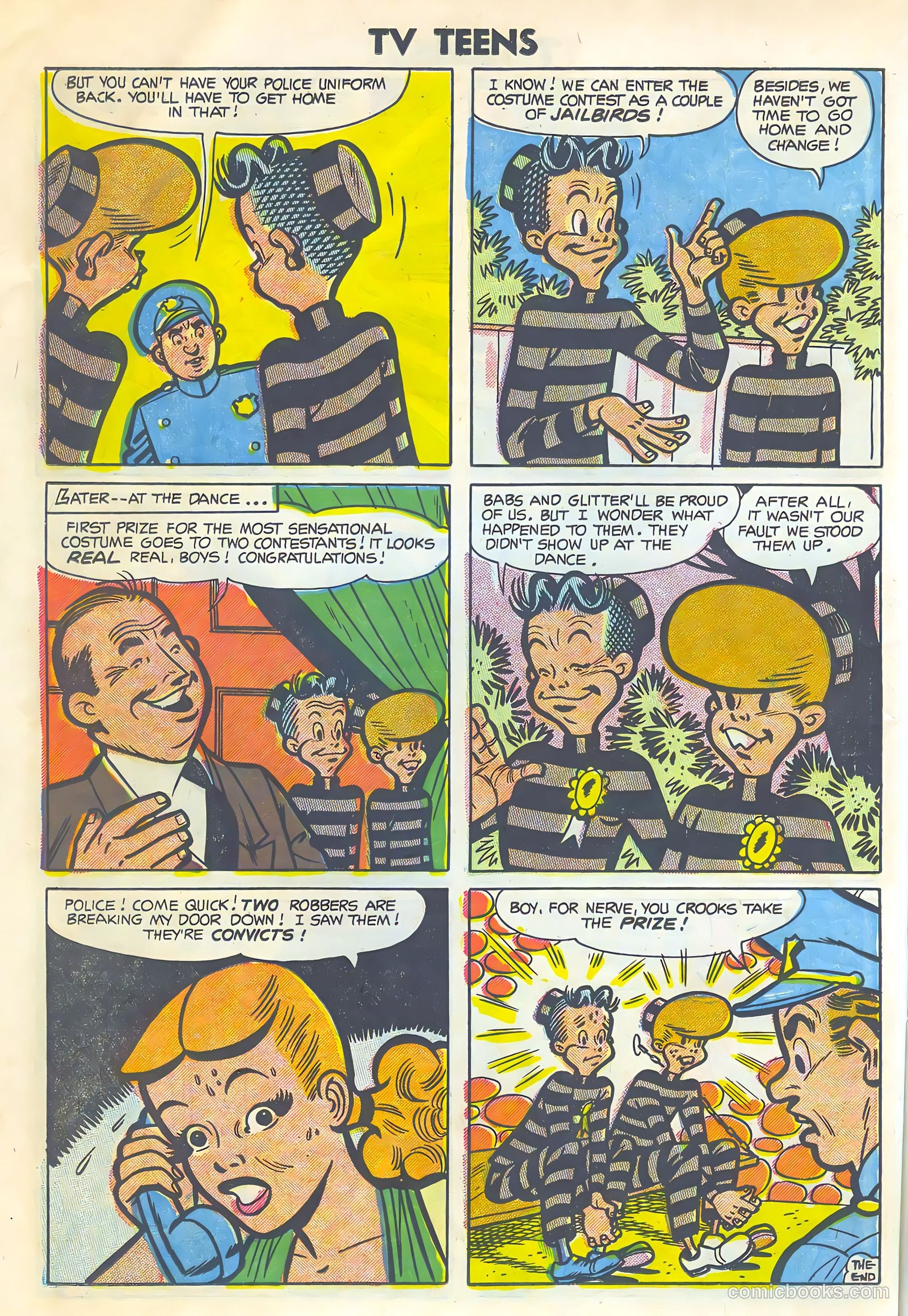TV Teens #5 (1954) — page 14 of 36