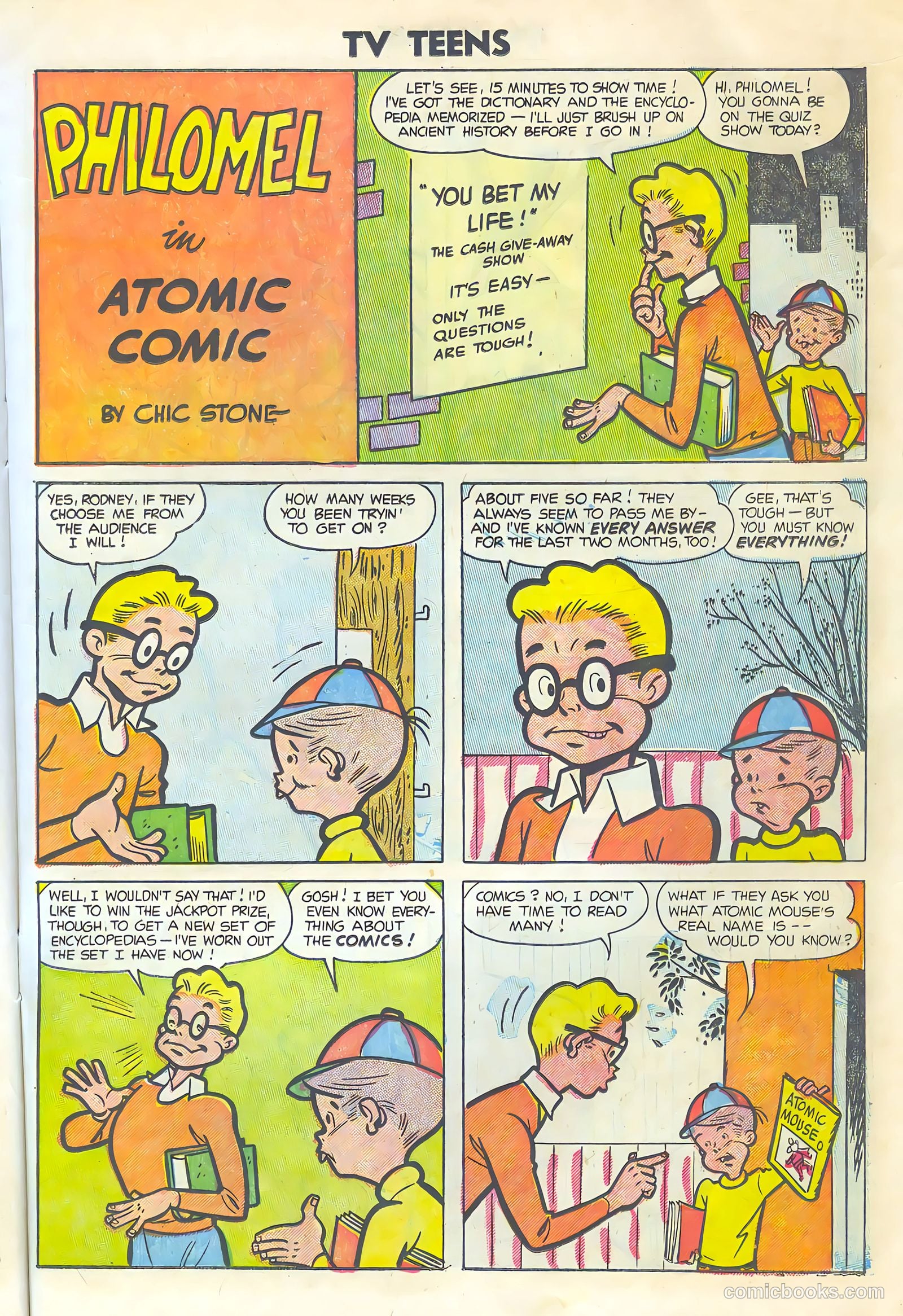 TV Teens #5 (1954) — page 15 of 36