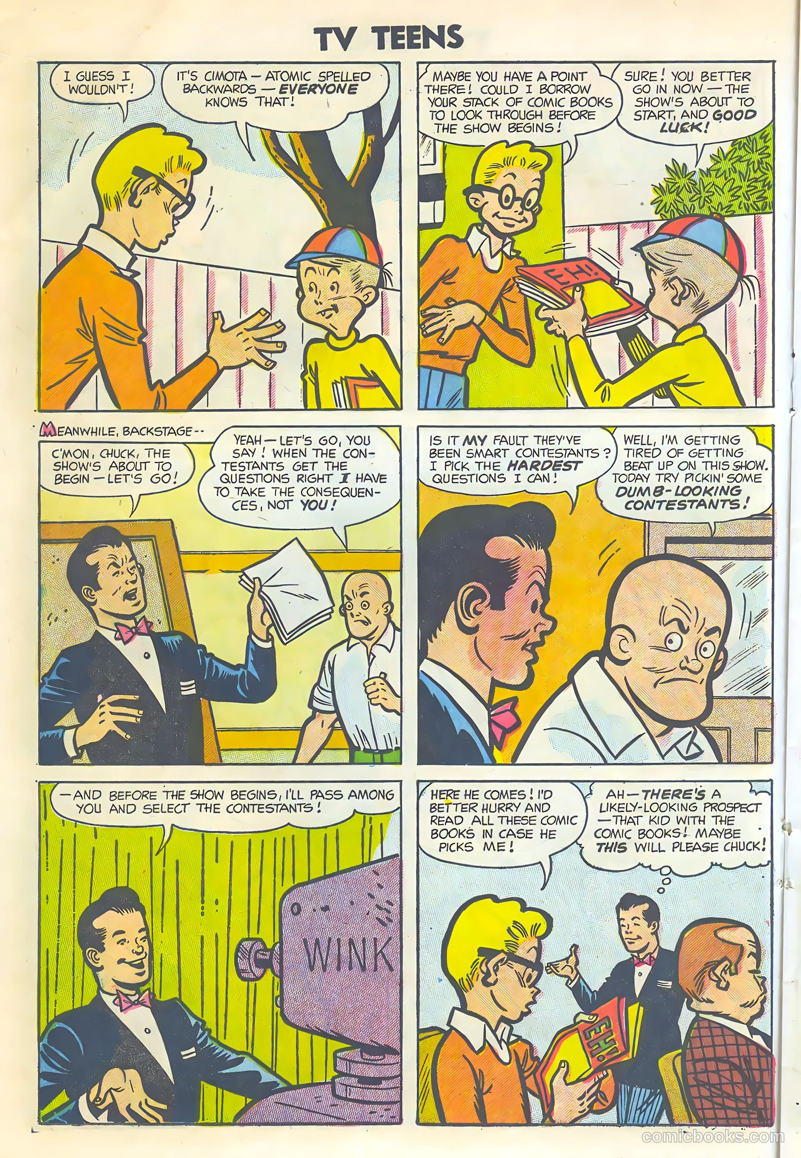 TV Teens #5 (1954) — page 16 of 36
