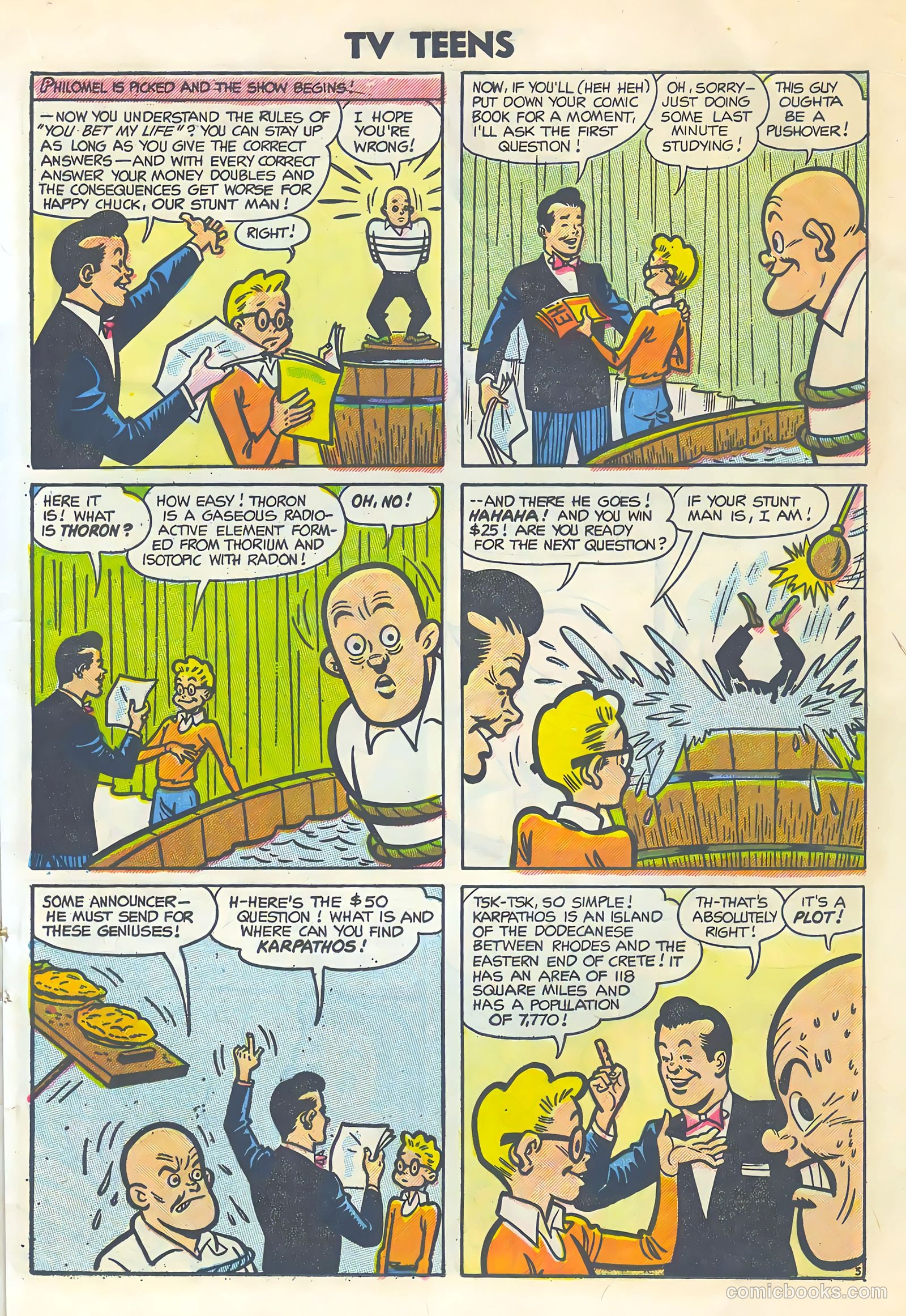 TV Teens #5 (1954) — page 17 of 36