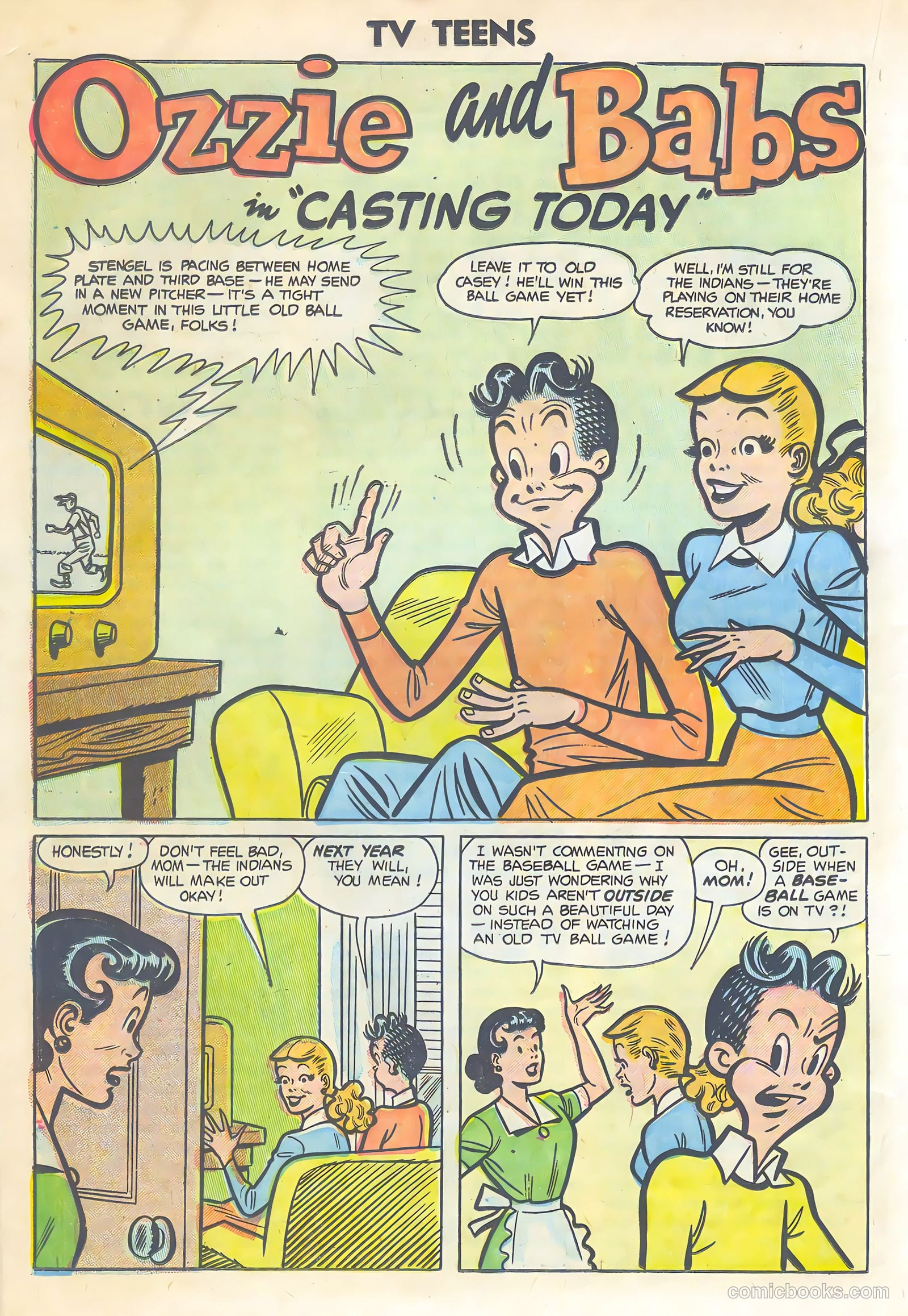 TV Teens #5 (1954) — page 22 of 36