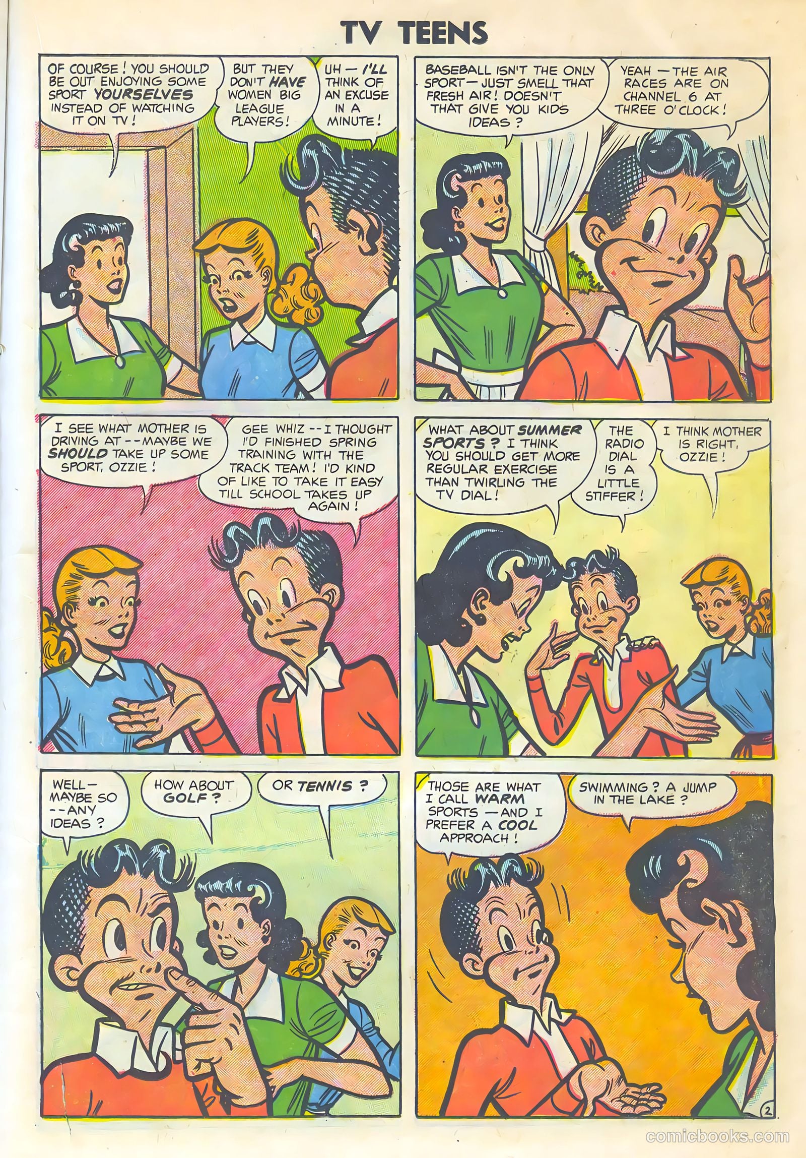 TV Teens #5 (1954) — page 23 of 36