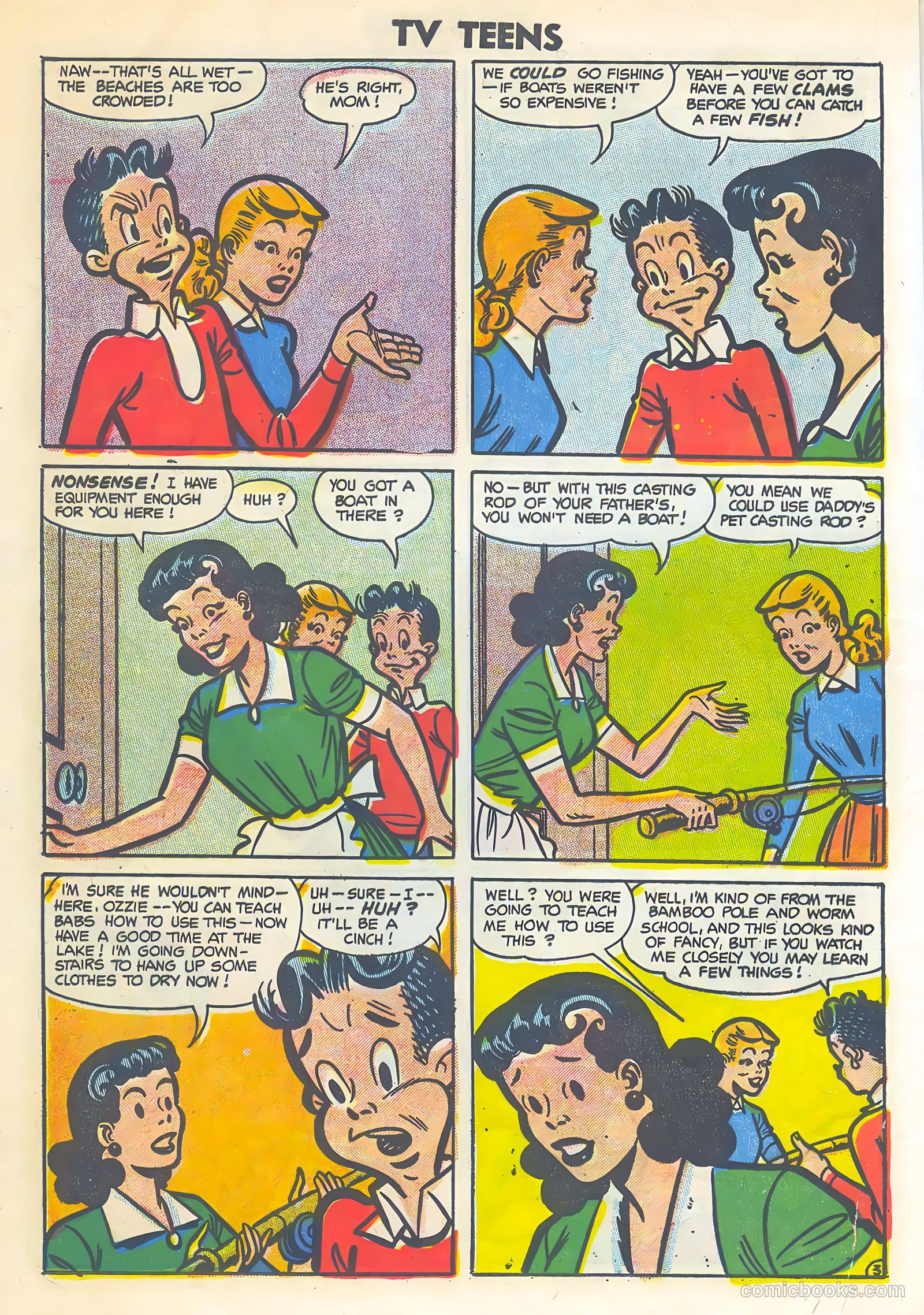TV Teens #5 (1954) — page 24 of 36