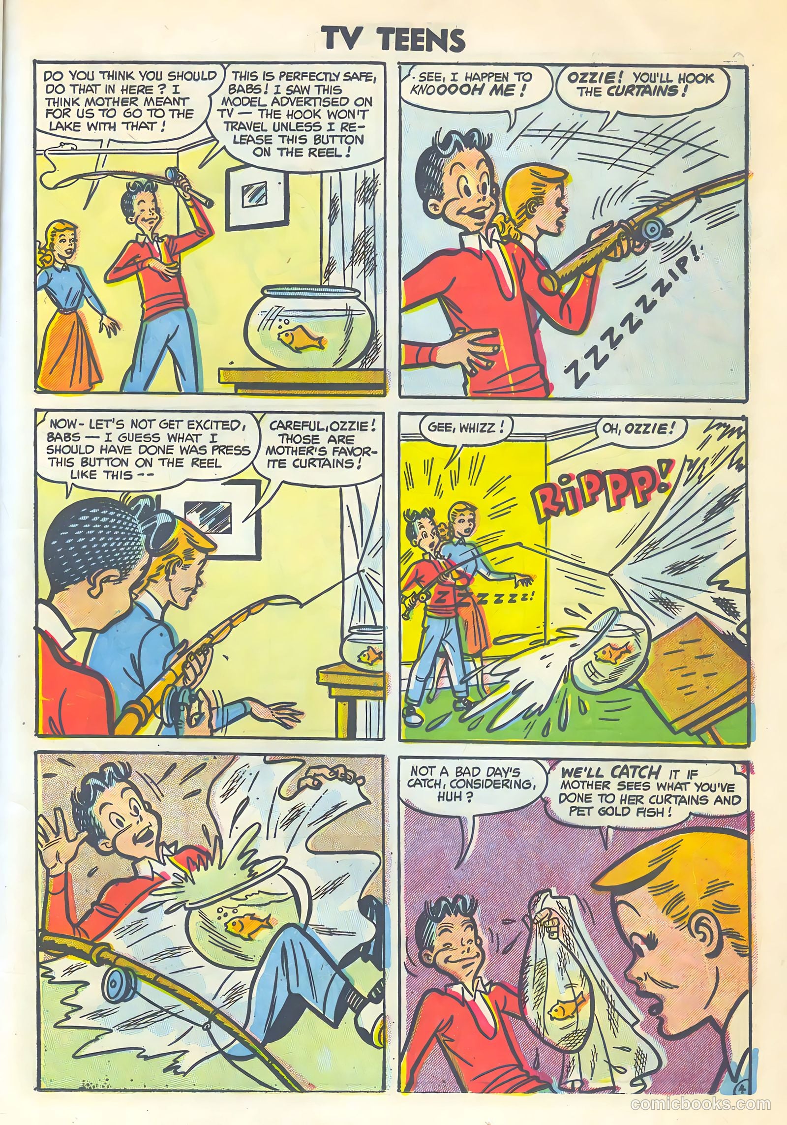 TV Teens #5 (1954) — page 25 of 36