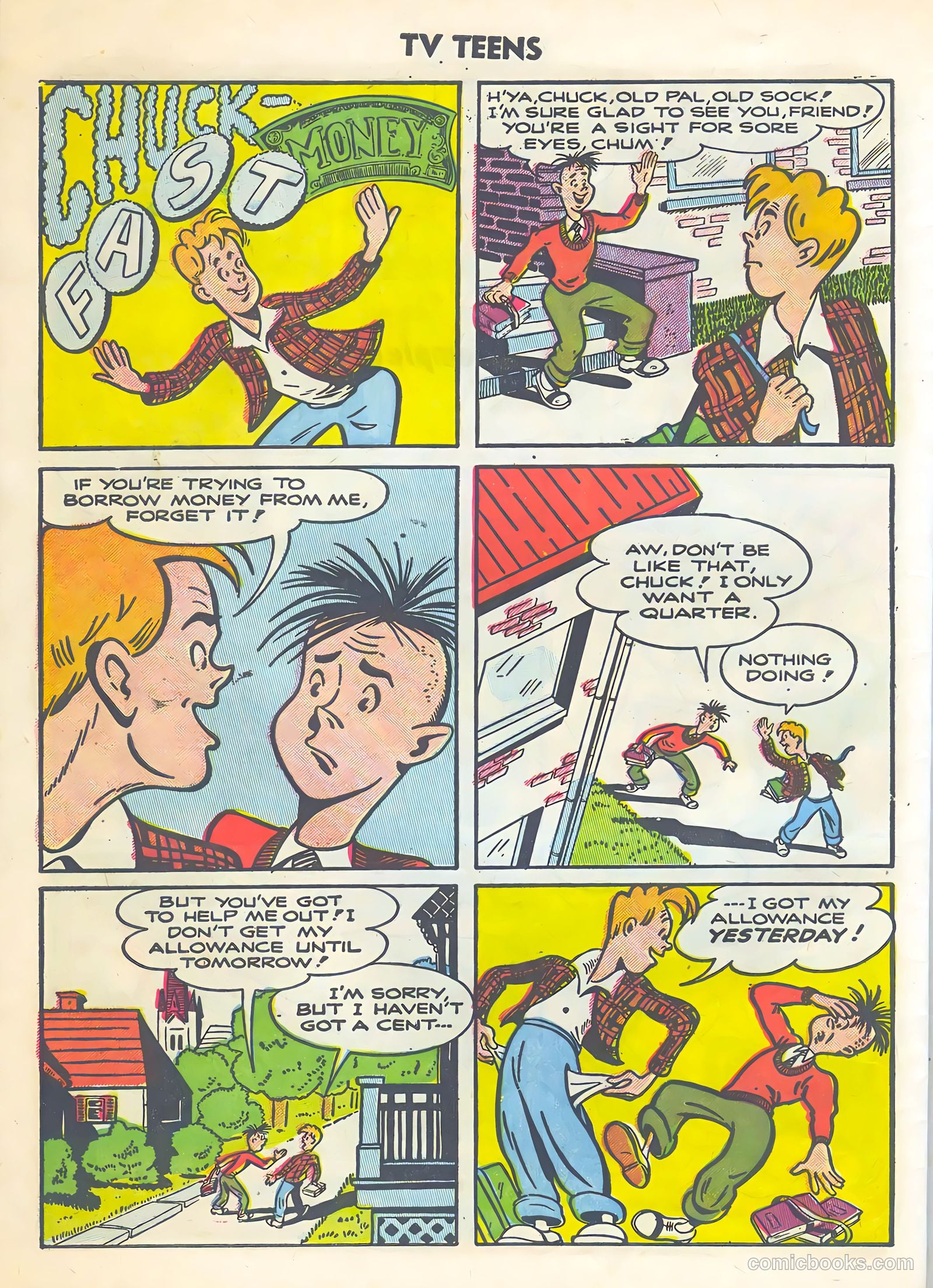 TV Teens #5 (1954) — page 32 of 36