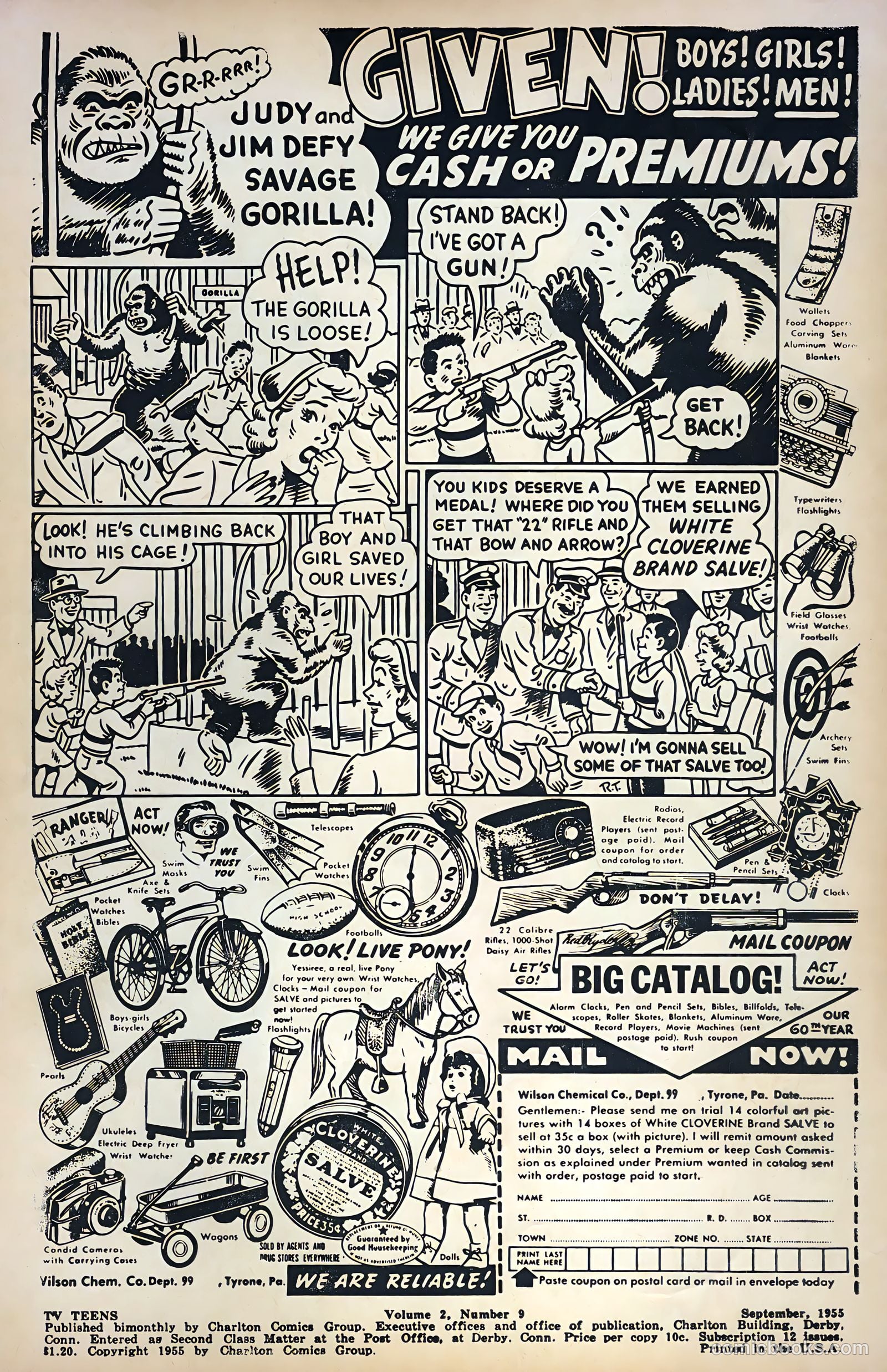 TV Teens #9 (1955) — page 2 of 36