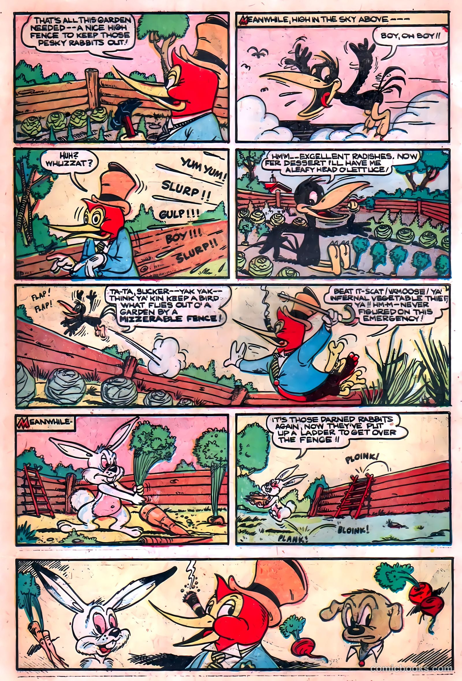 Two-Bit the Wacky Woodpecker #1 (1951) — page 10 of 36