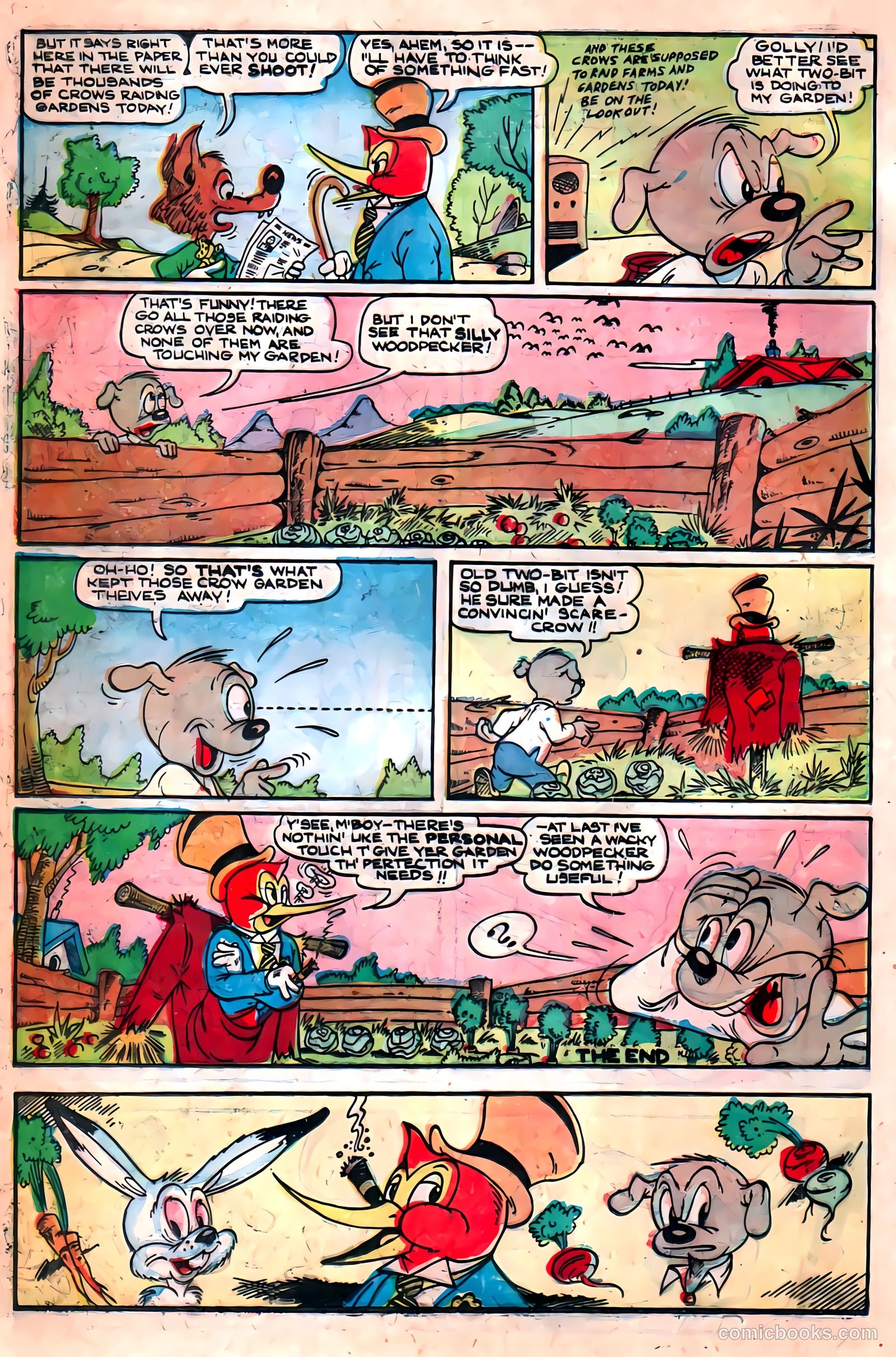 Two-Bit the Wacky Woodpecker #1 (1951) — page 12 of 36