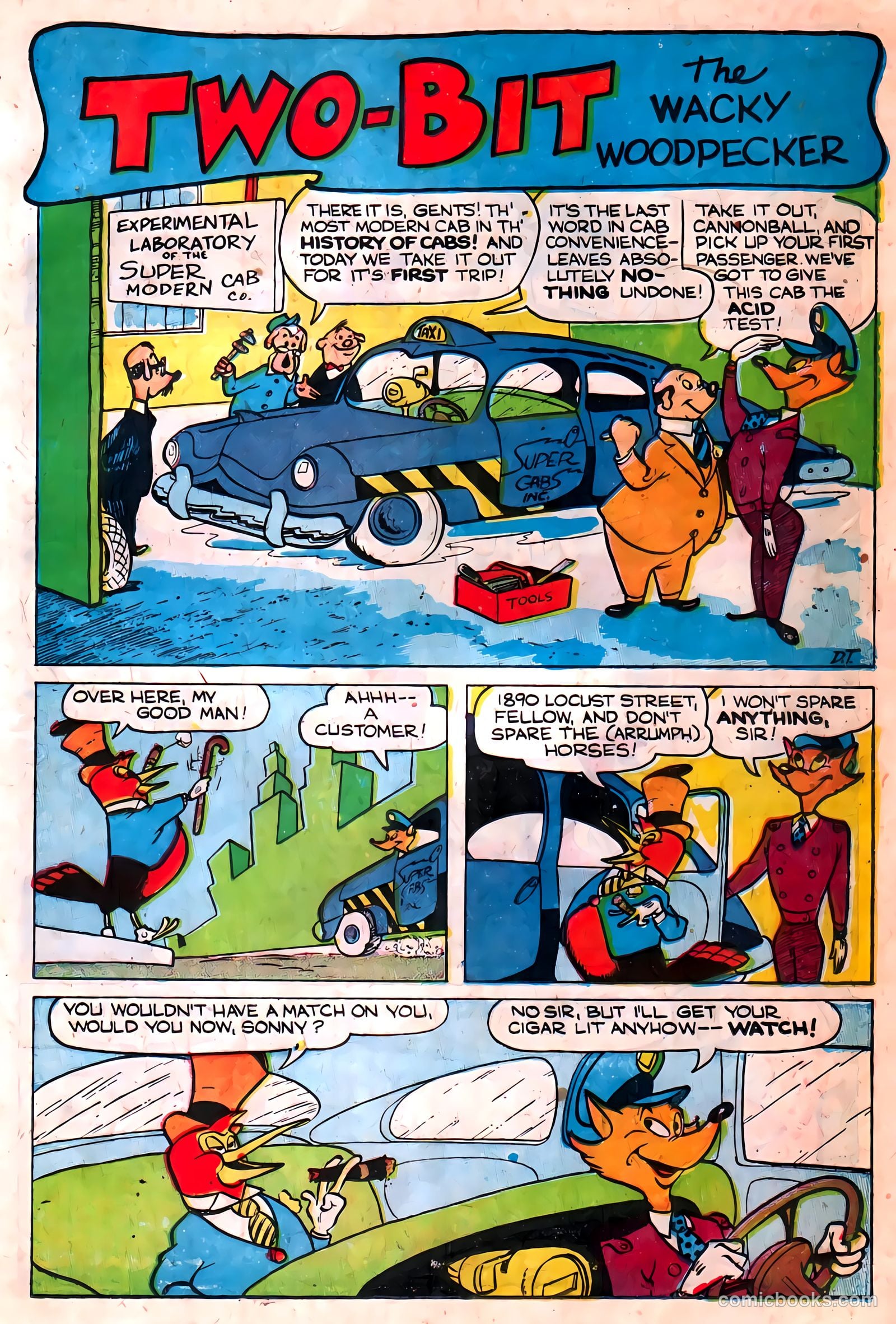 Two-Bit the Wacky Woodpecker #1 (1951) — page 13 of 36