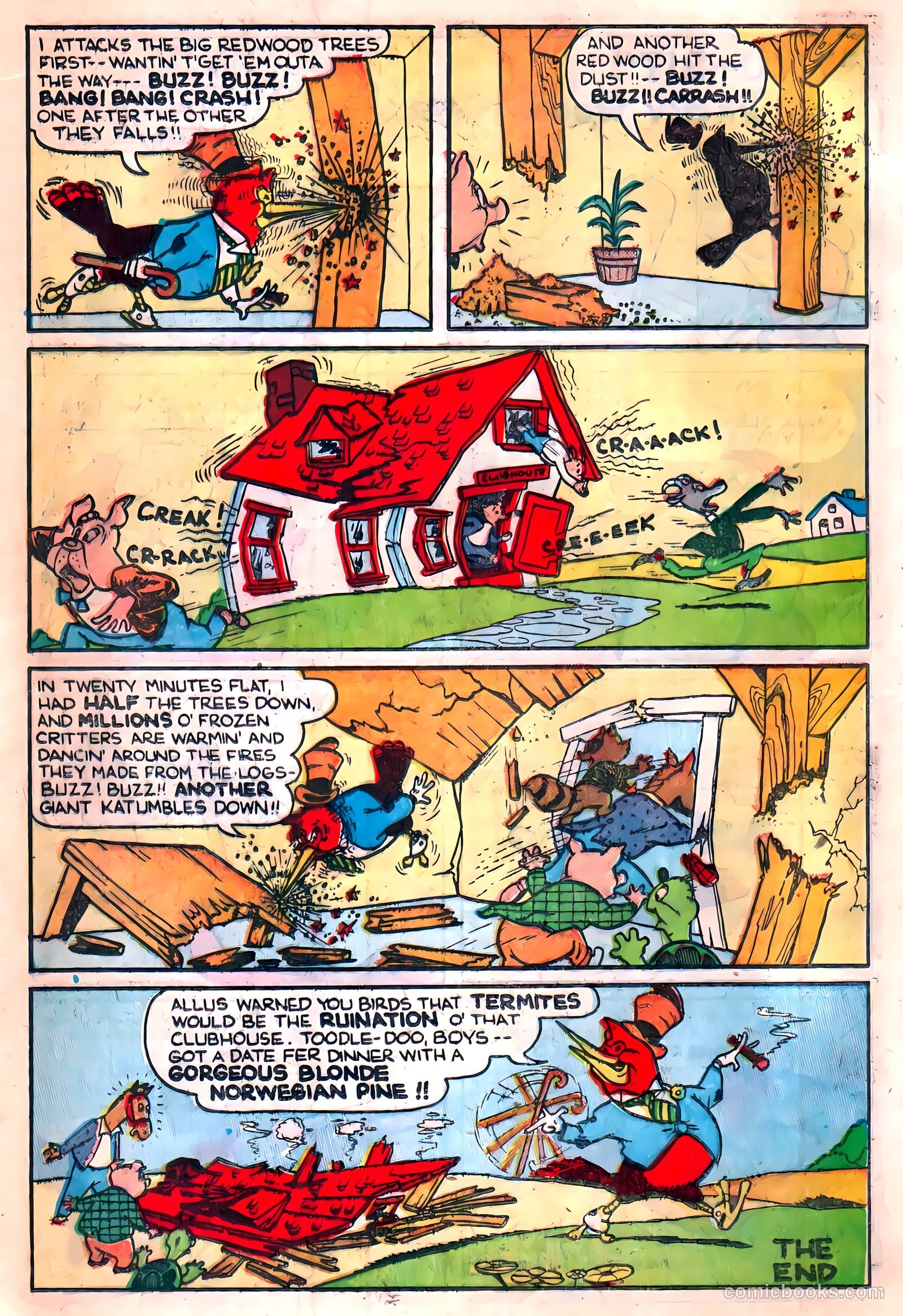Two-Bit the Wacky Woodpecker #1 (1951) — page 22 of 36