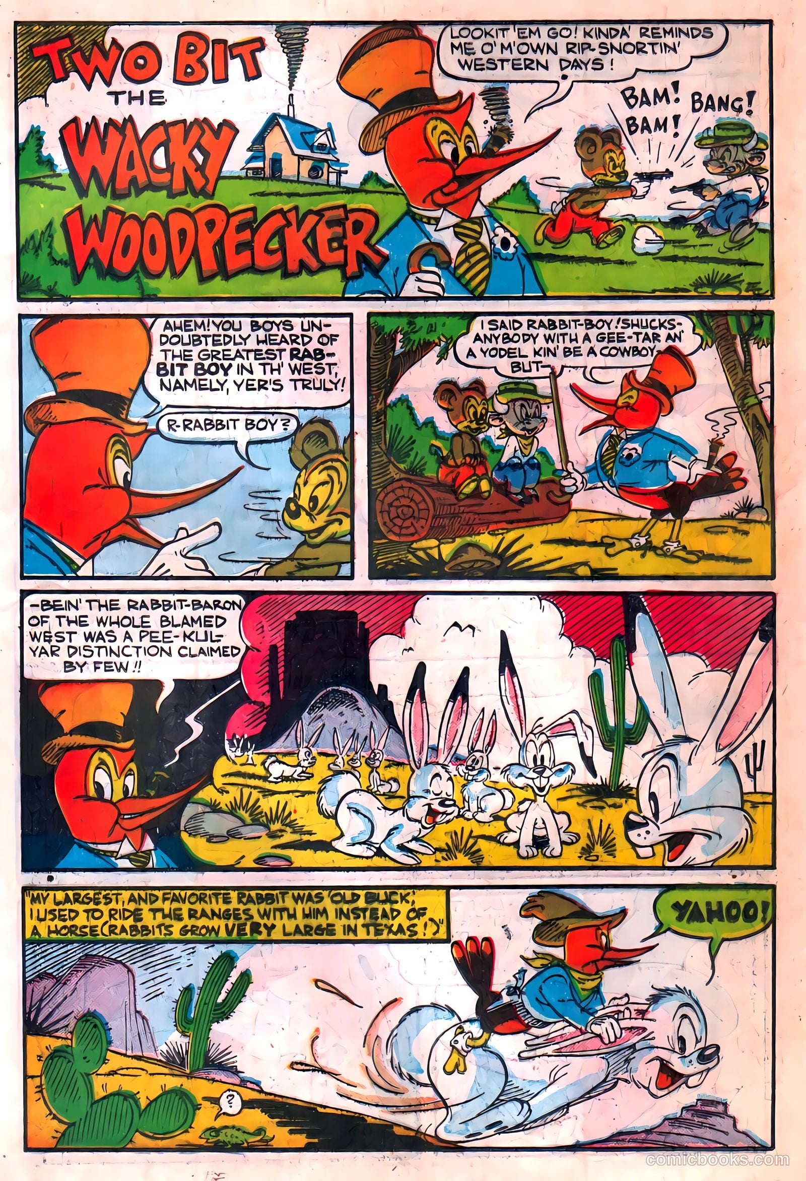 Two-Bit the Wacky Woodpecker #1 (1951) — page 23 of 36