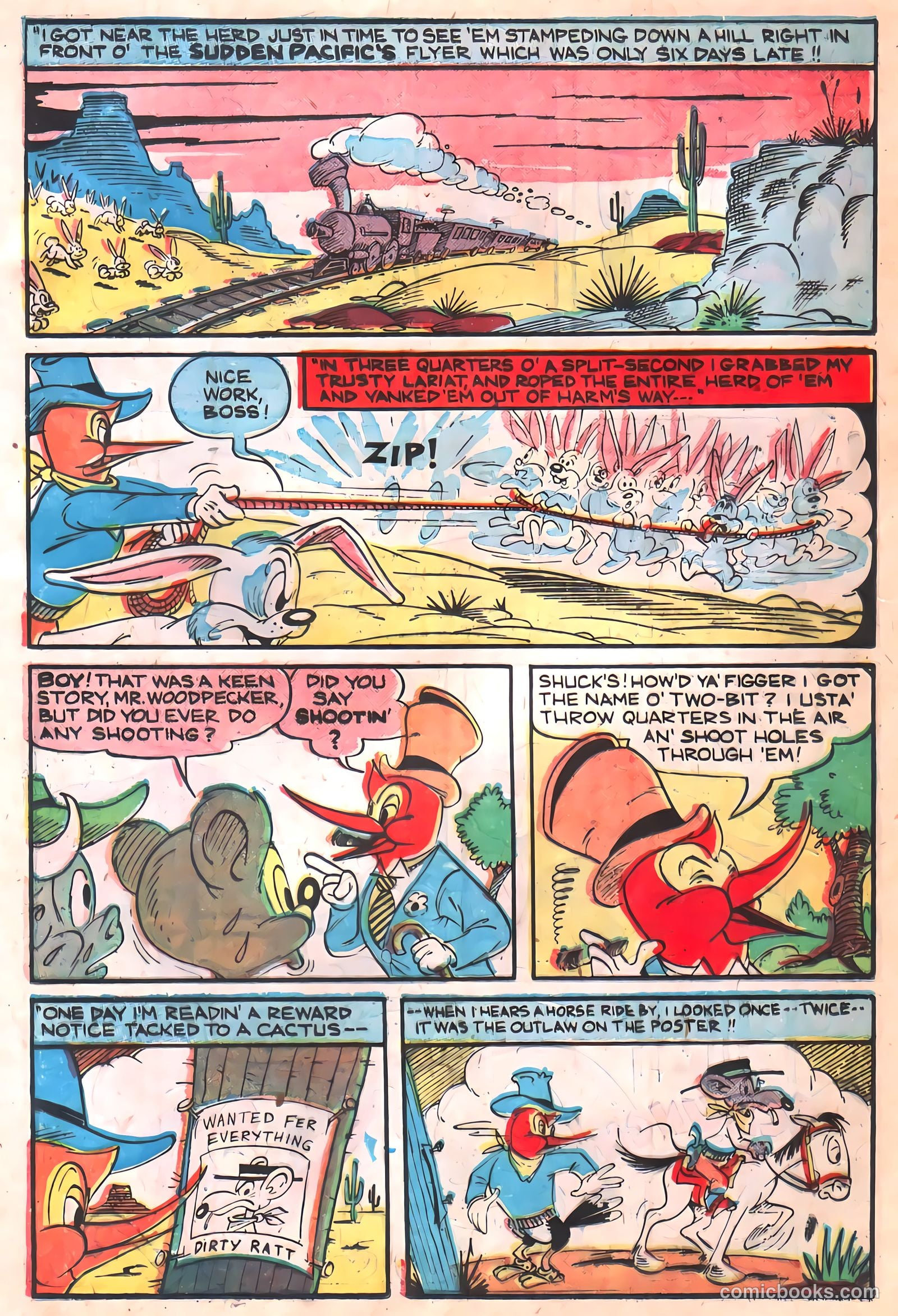 Two-Bit the Wacky Woodpecker #1 (1951) — page 25 of 36